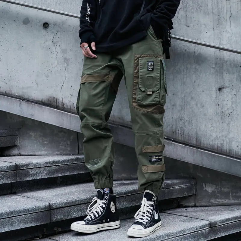 JH Green Cargo Pants tactical Japanese black Techwear