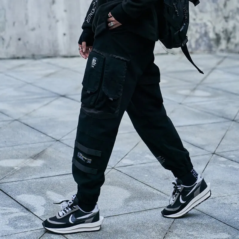 JH Green Cargo Pants tactical Japanese black Techwear