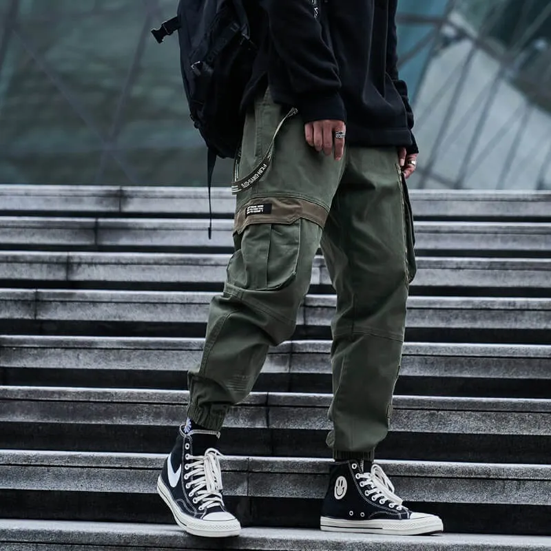 JH Green Cargo Pants tactical Japanese black Techwear