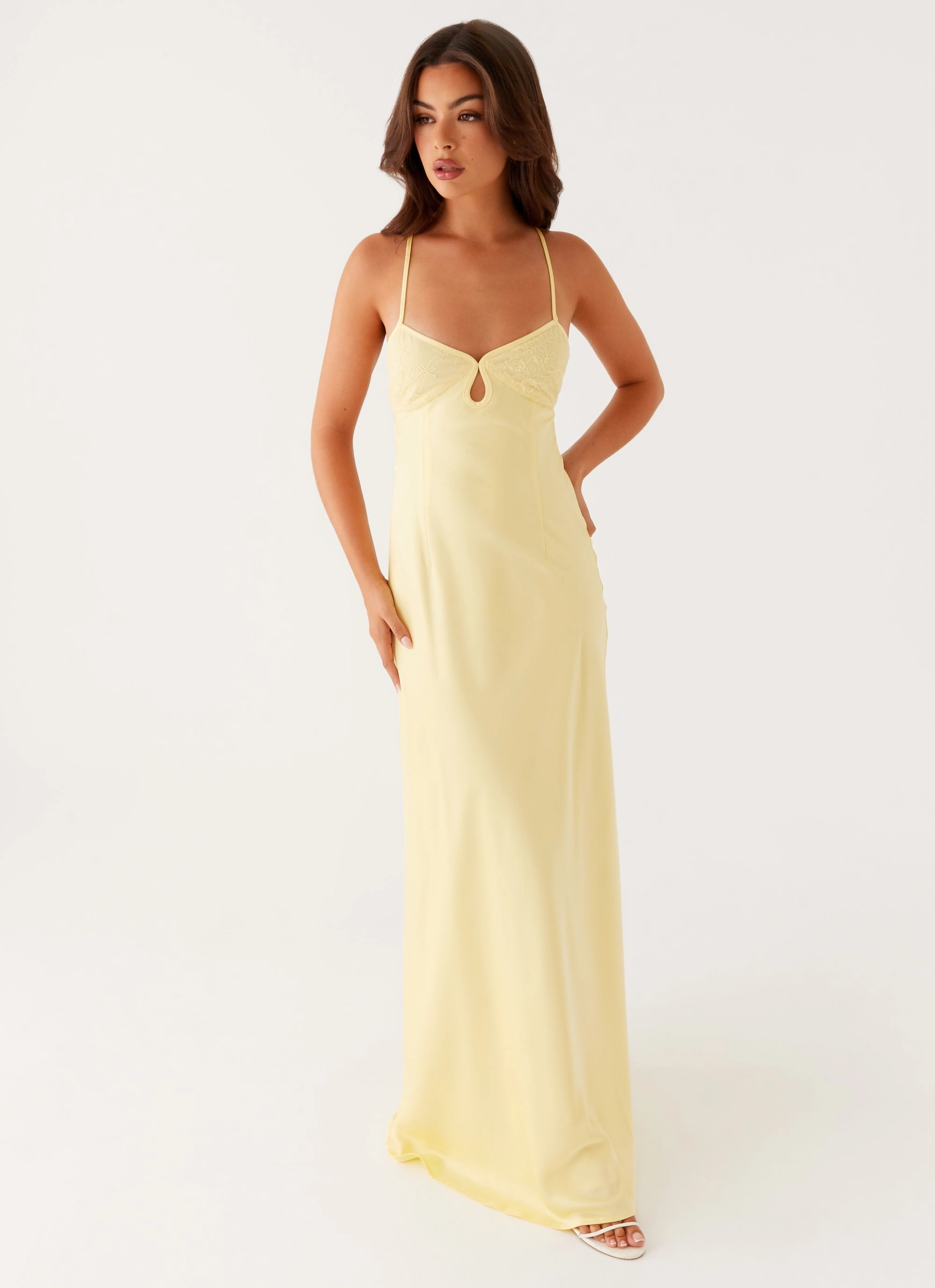 Joanie Maxi Dress - Yellow Classic Layering