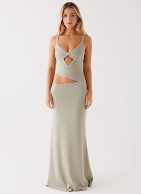 Jocelyn Maxi Dress - Sage Quick Fit