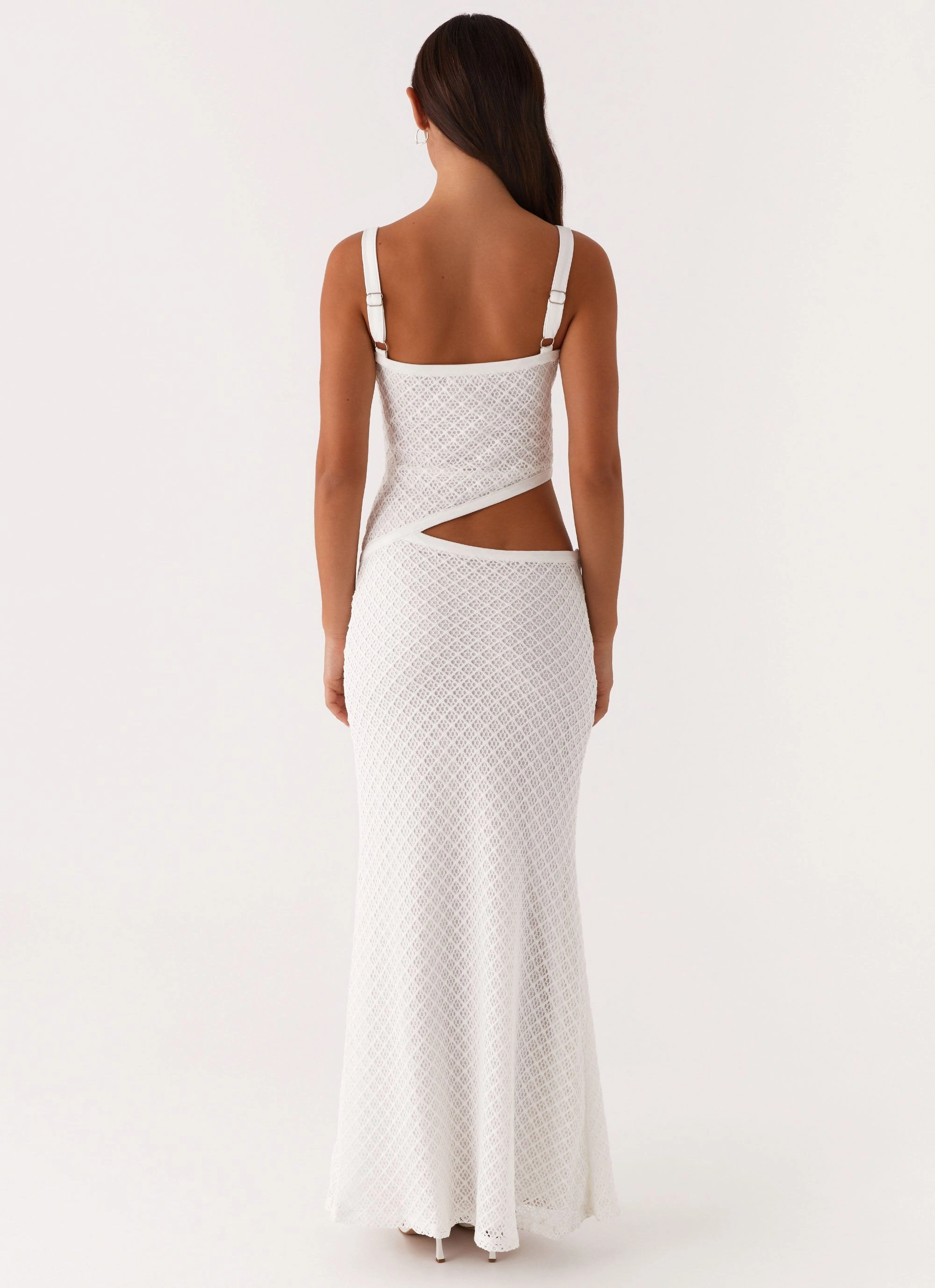 Relax Form Body Safe Jocelyn Maxi Dress - White Crochet