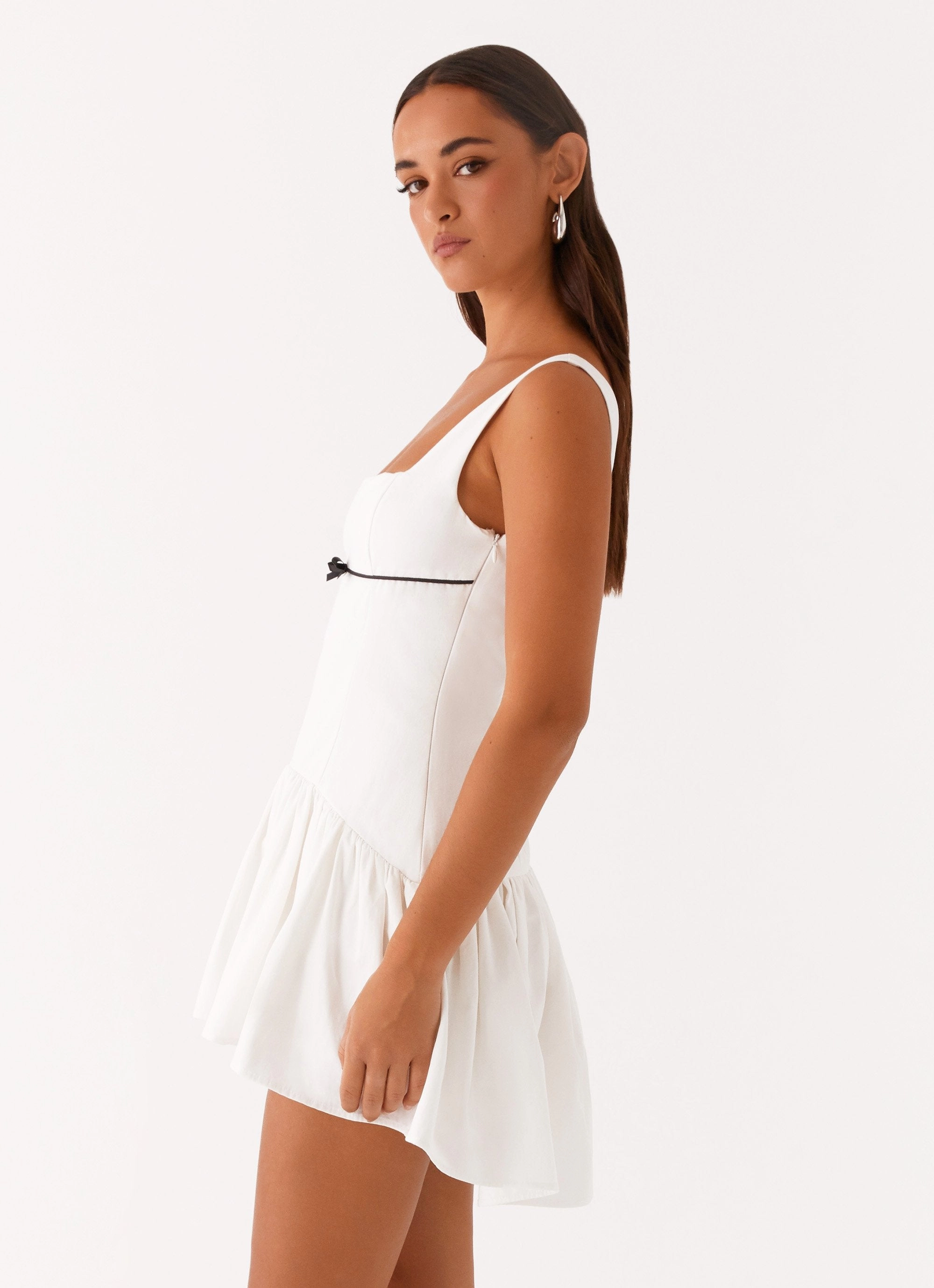 Jolene Mini Dress - White Vibrant Movement