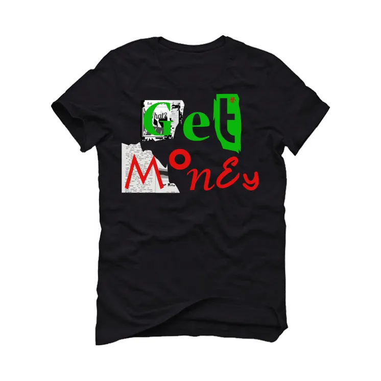 Jordan 13 Playoffs - Black T-Shirt (GET MONEY)