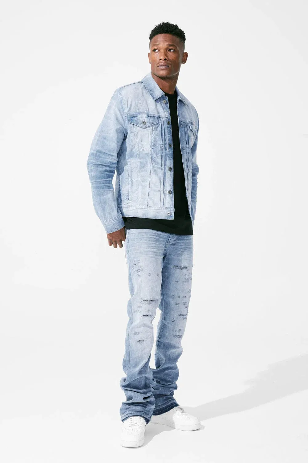 Jordan Craig Desperado Denim Trucker Jacket( Sea Storm )