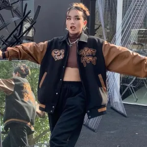 Joskaa Loose Vibe Style Hip-hop Street Jacket