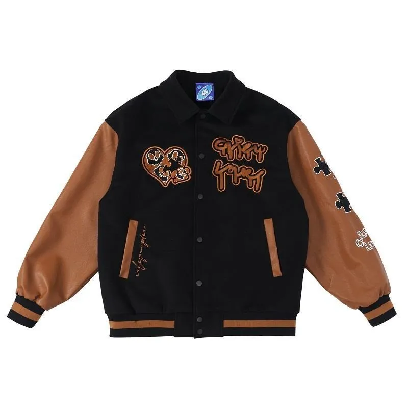 Joskaa Loose Vibe Style Hip-hop Street Jacket