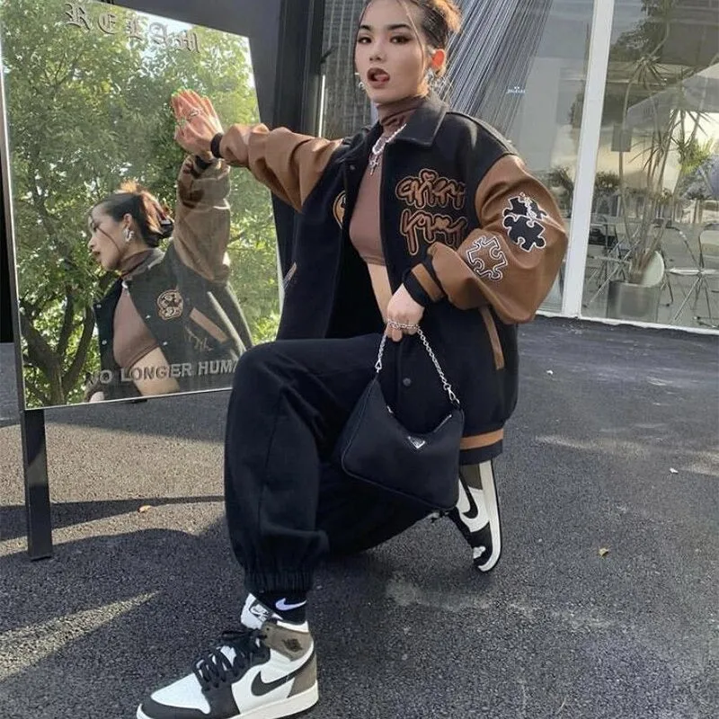 Joskaa Loose Vibe Style Hip-hop Street Jacket