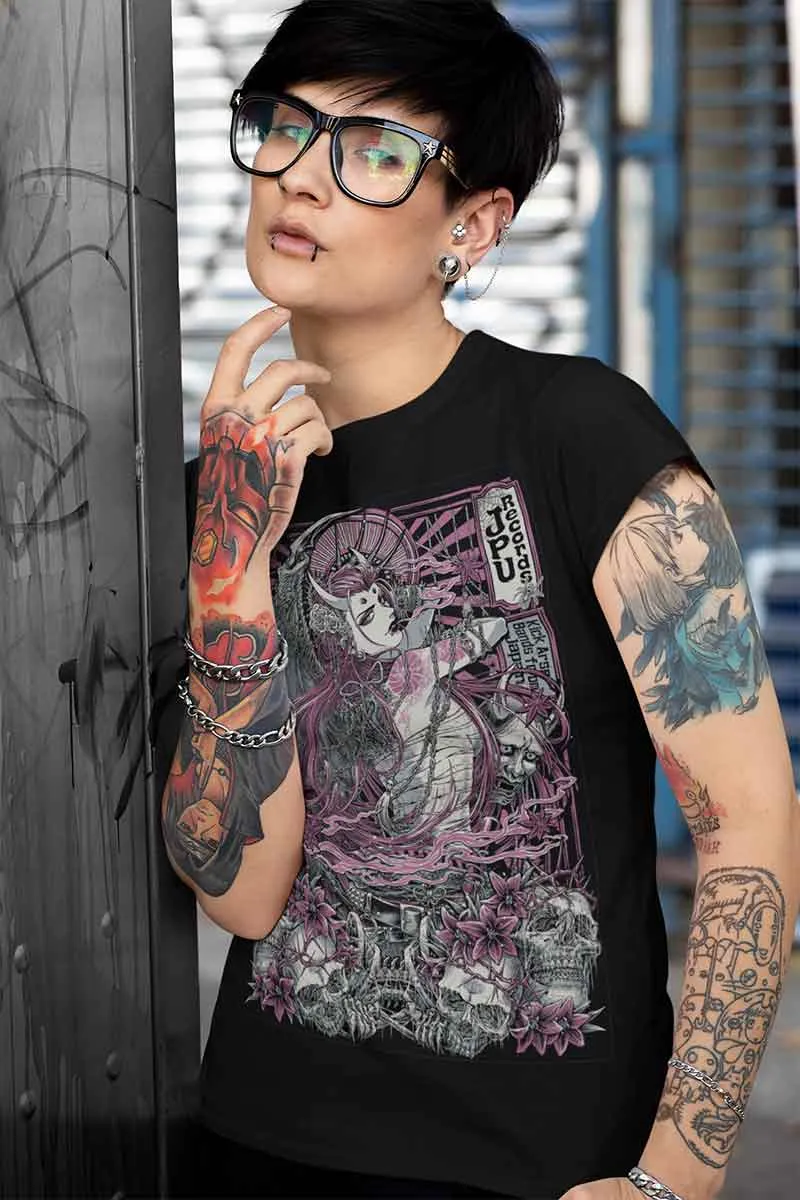 JPU Records x ISANA KAGAMI Tshirt #005 – Heavy Metal Mononoke