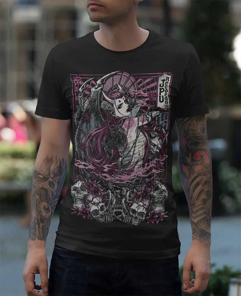 JPU Records x ISANA KAGAMI Tshirt #005 – Heavy Metal Mononoke