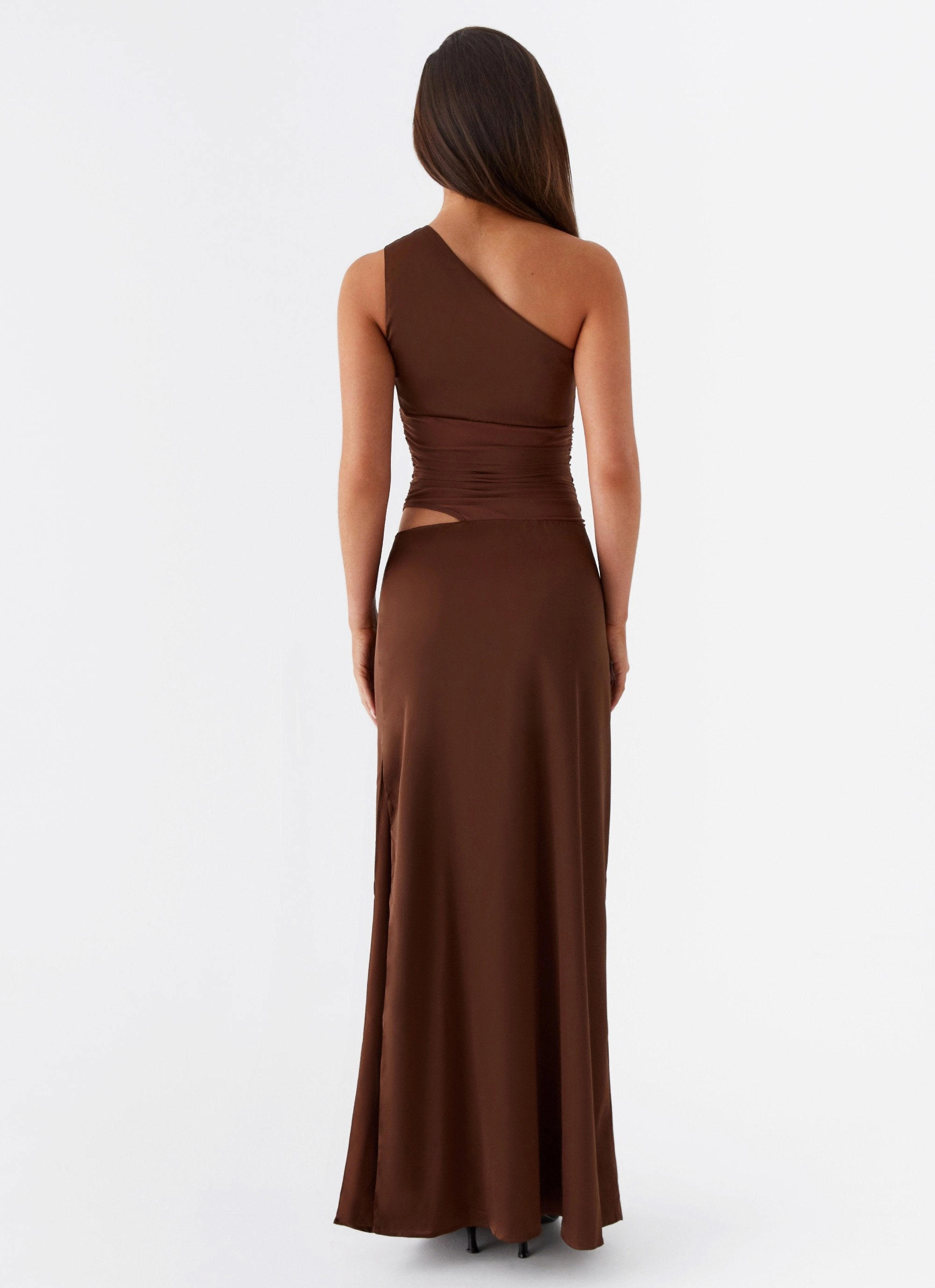 spring fresh Juliette Maxi Dress - Chocolate