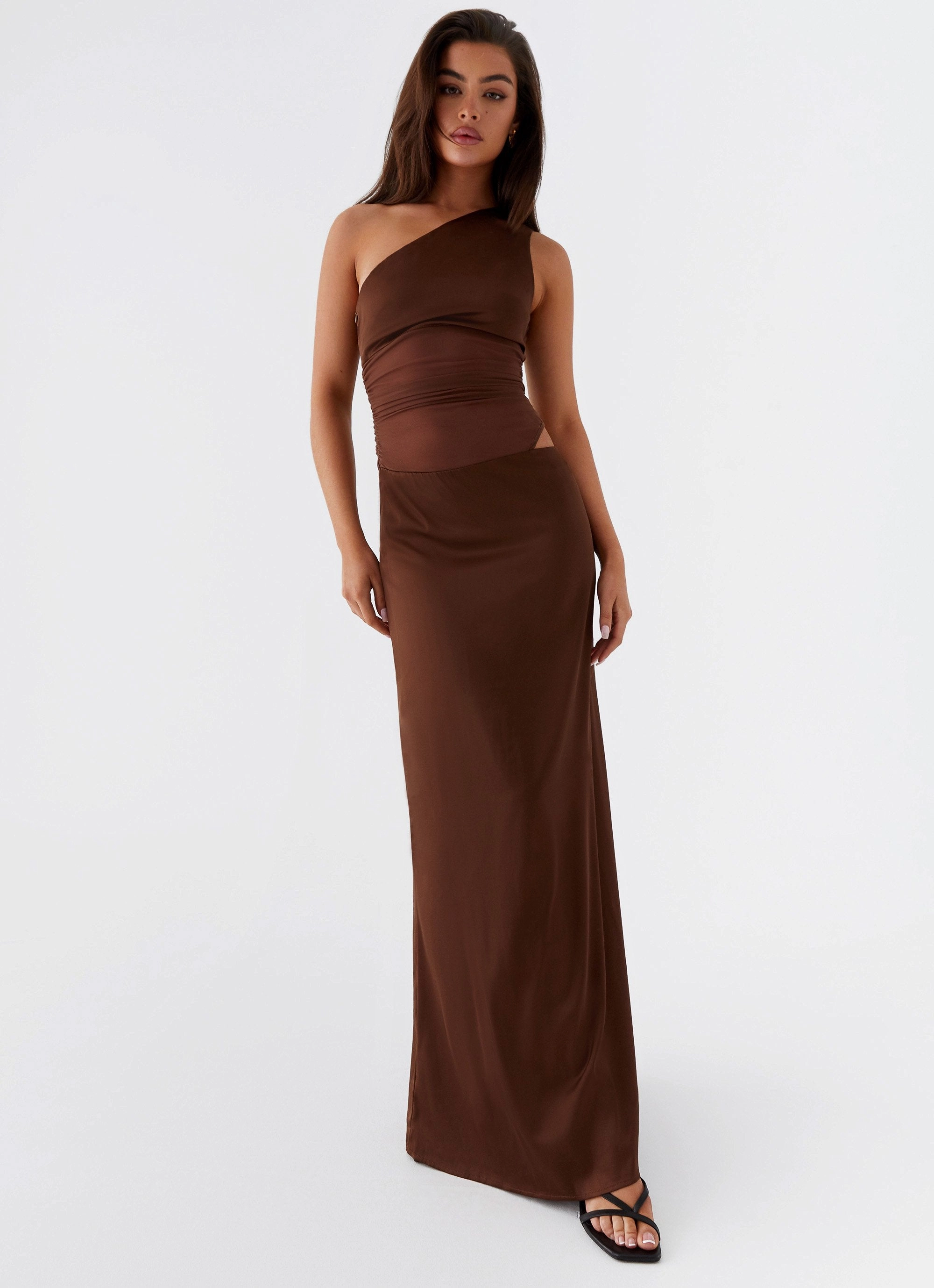 Juliette Maxi Dress - Chocolate Vibrant Style