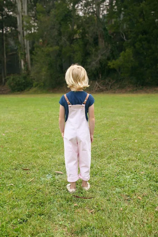 Jumping-Jax Kids Light Pink Overalls