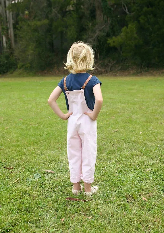 Jumping-Jax Kids Light Pink Overalls