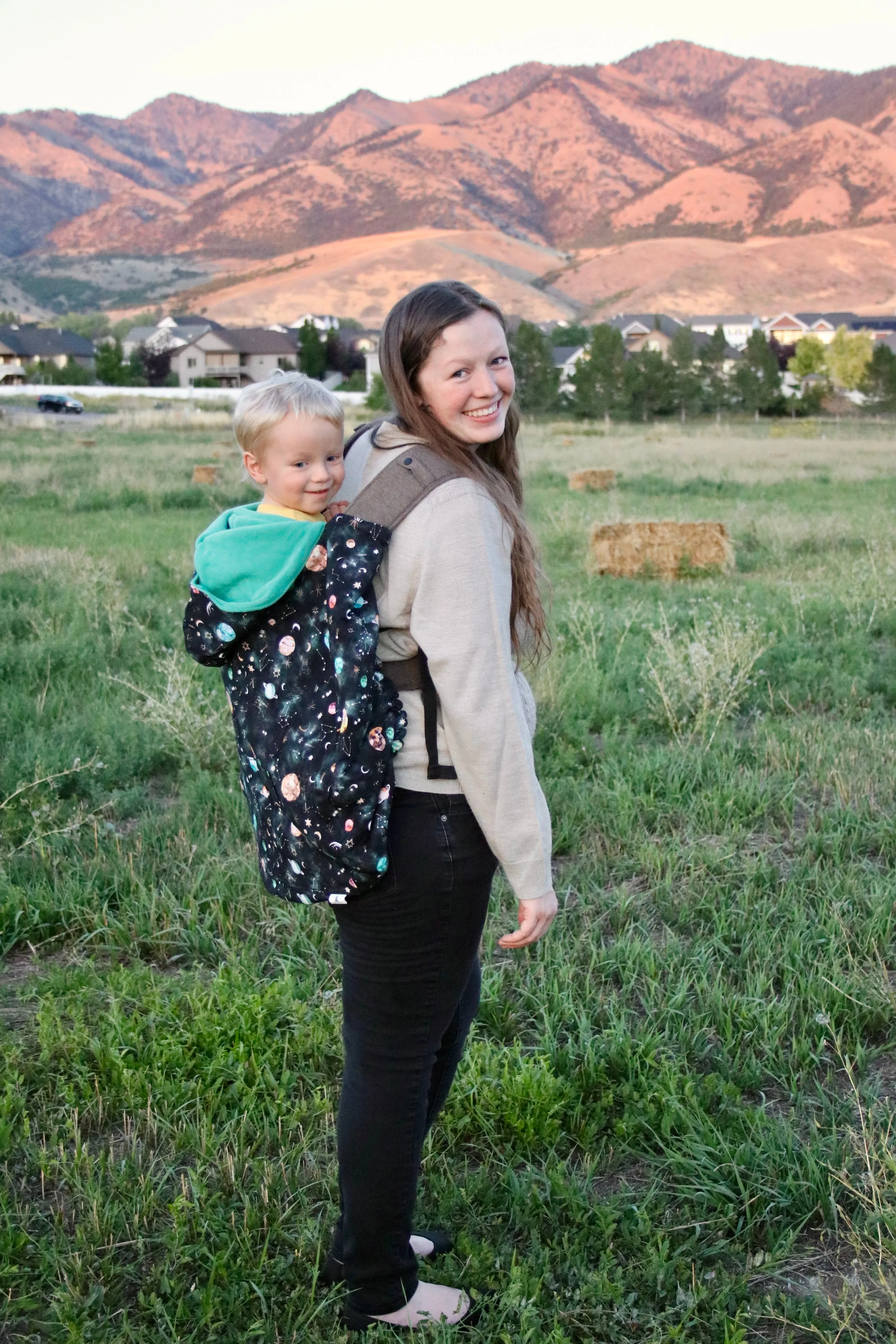 Jungle Leaves - Organic Luxe Carrier Cover