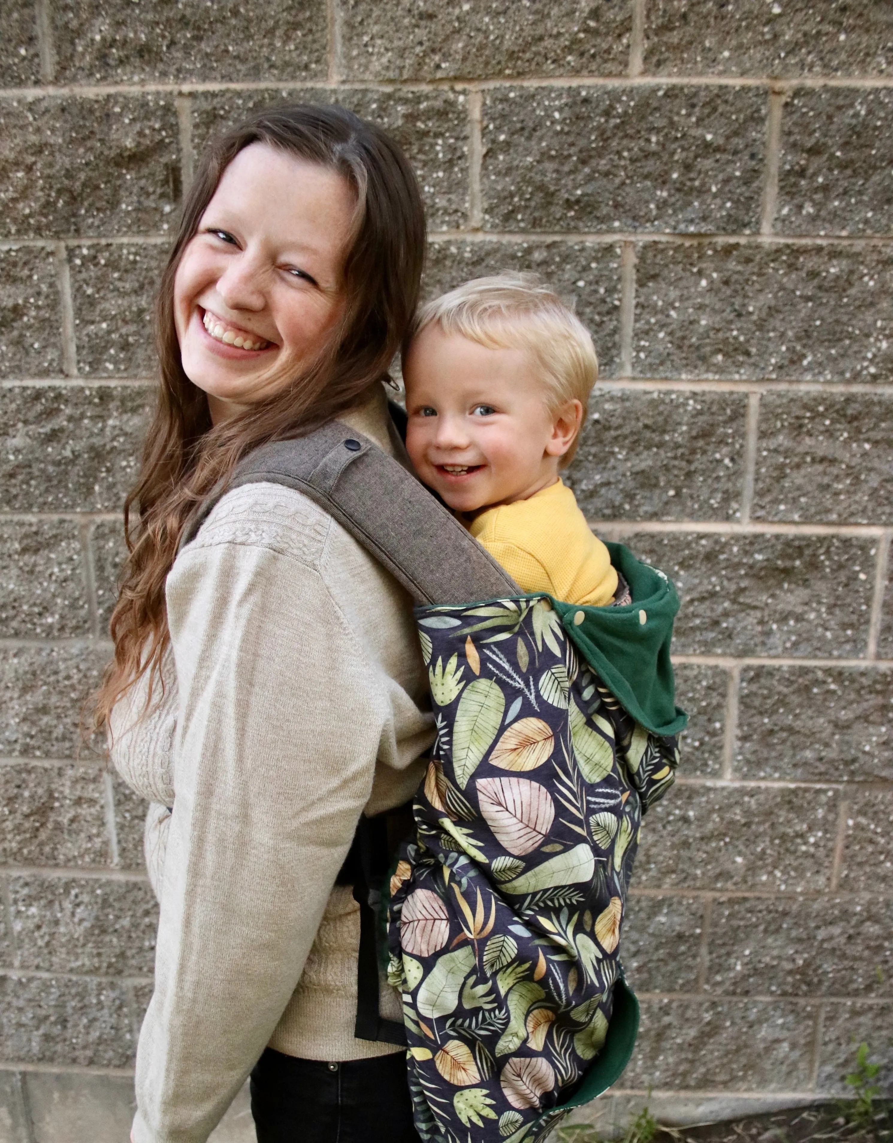 Jungle Leaves - Organic Luxe Carrier Cover