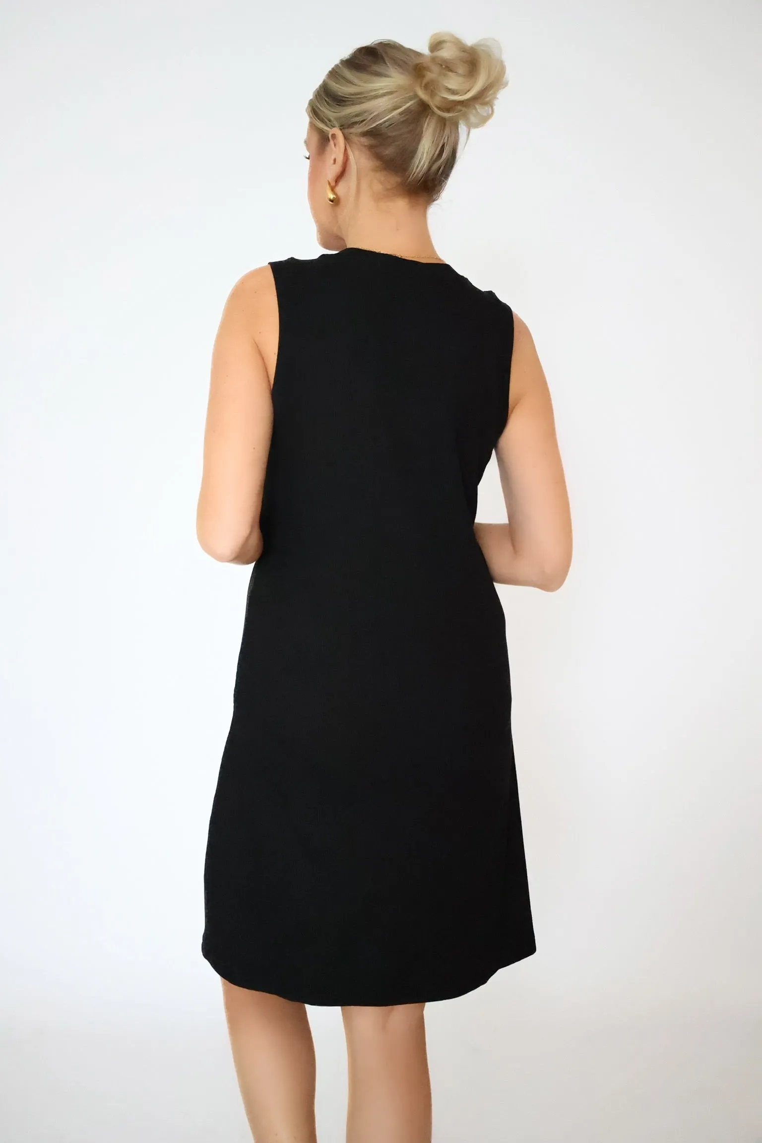 Justine Dress - Black Comfy Layer