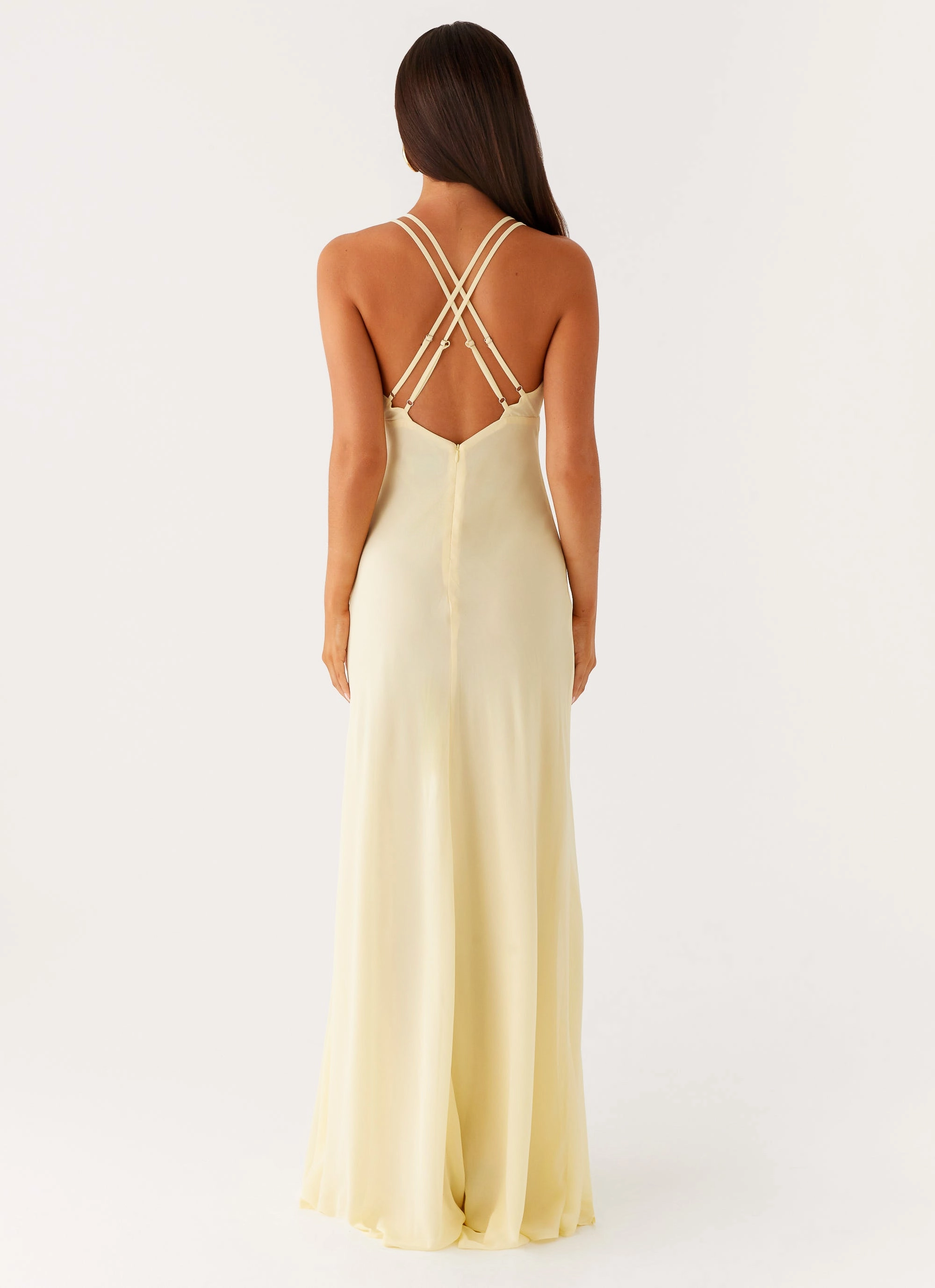 Morning Glow Chic casual Kacia Maxi Dress - Lemon