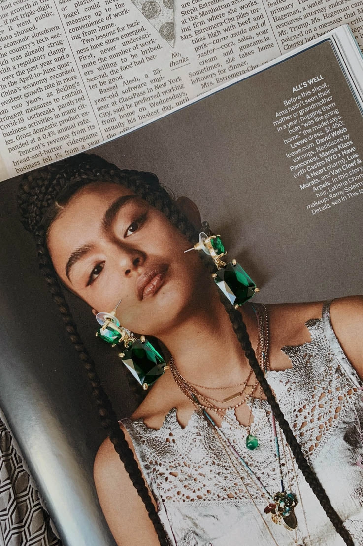 Kaleidoscope Earrings Balanced Look