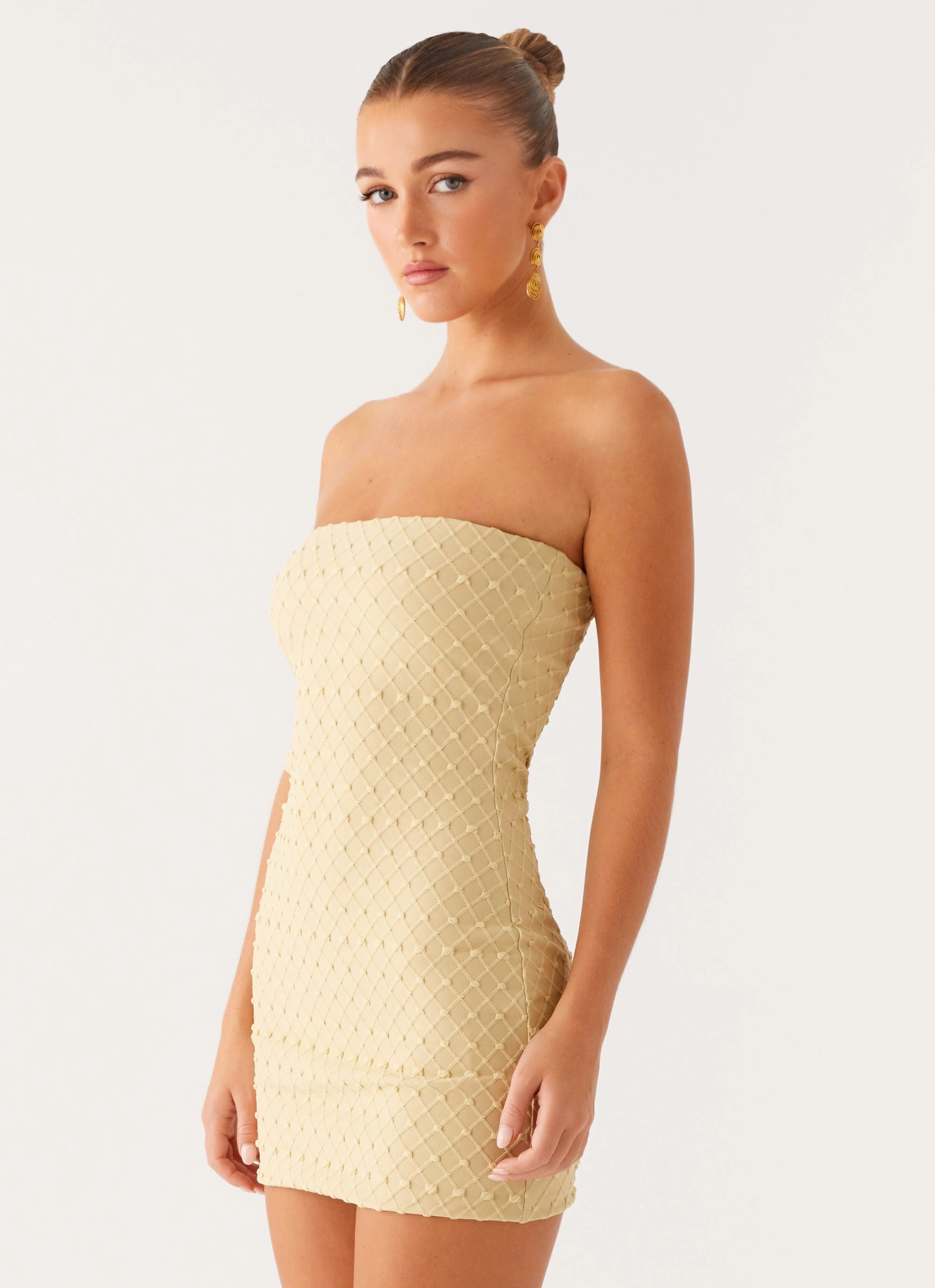 Kamari Mini Dress - Sage Flow Line Casual Elegance