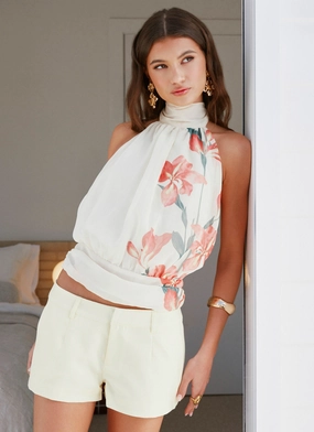 Easy Layer Stretch Support Fit Kammy Low Rise Shorts - Butter