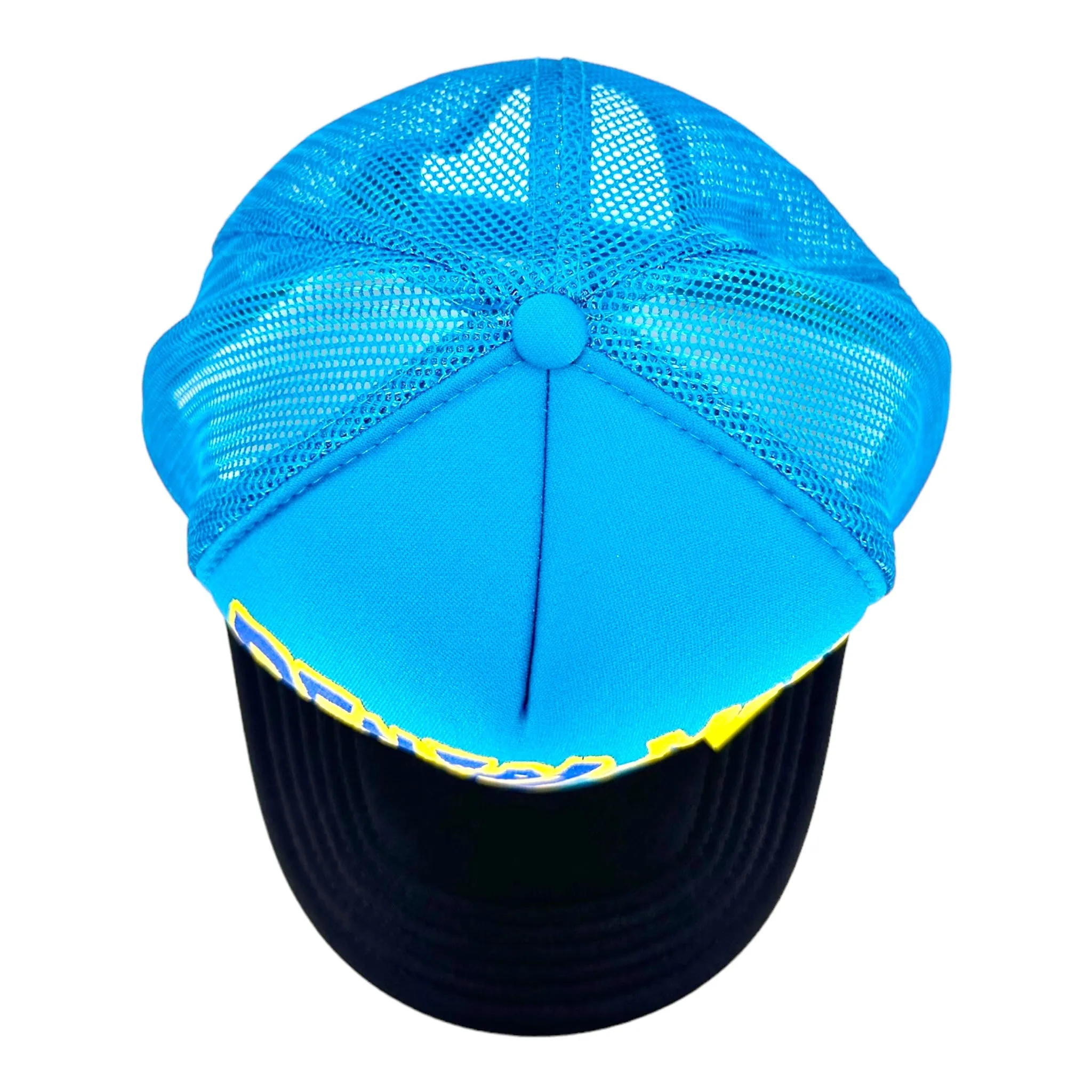 Kapital Denim Men Love Cats Trucker Hat Black Blue