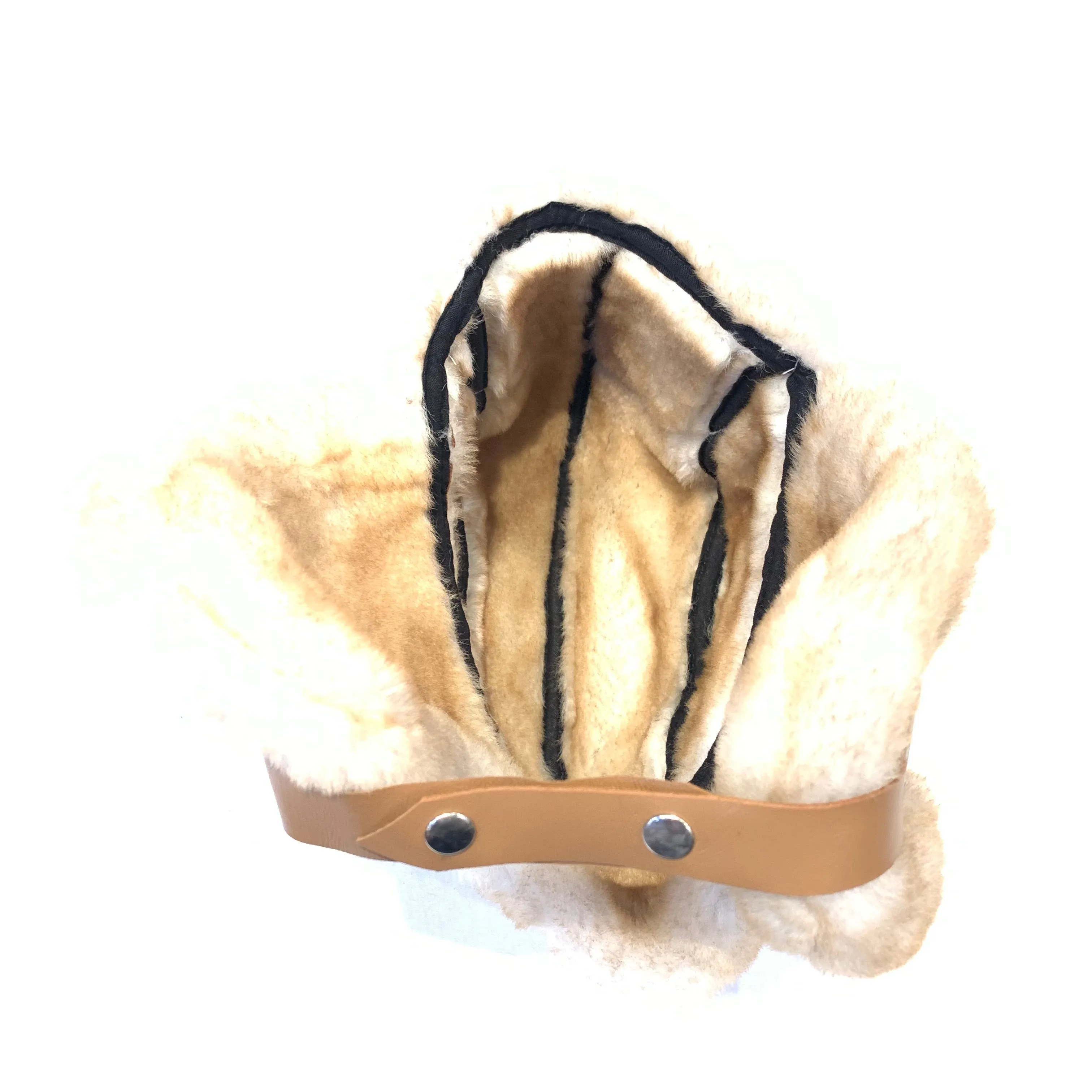 Kashani Cognac Shearling Aviator Hat