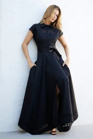 Pleated-Texture Lightweight warm-weather dress Katherine Dress