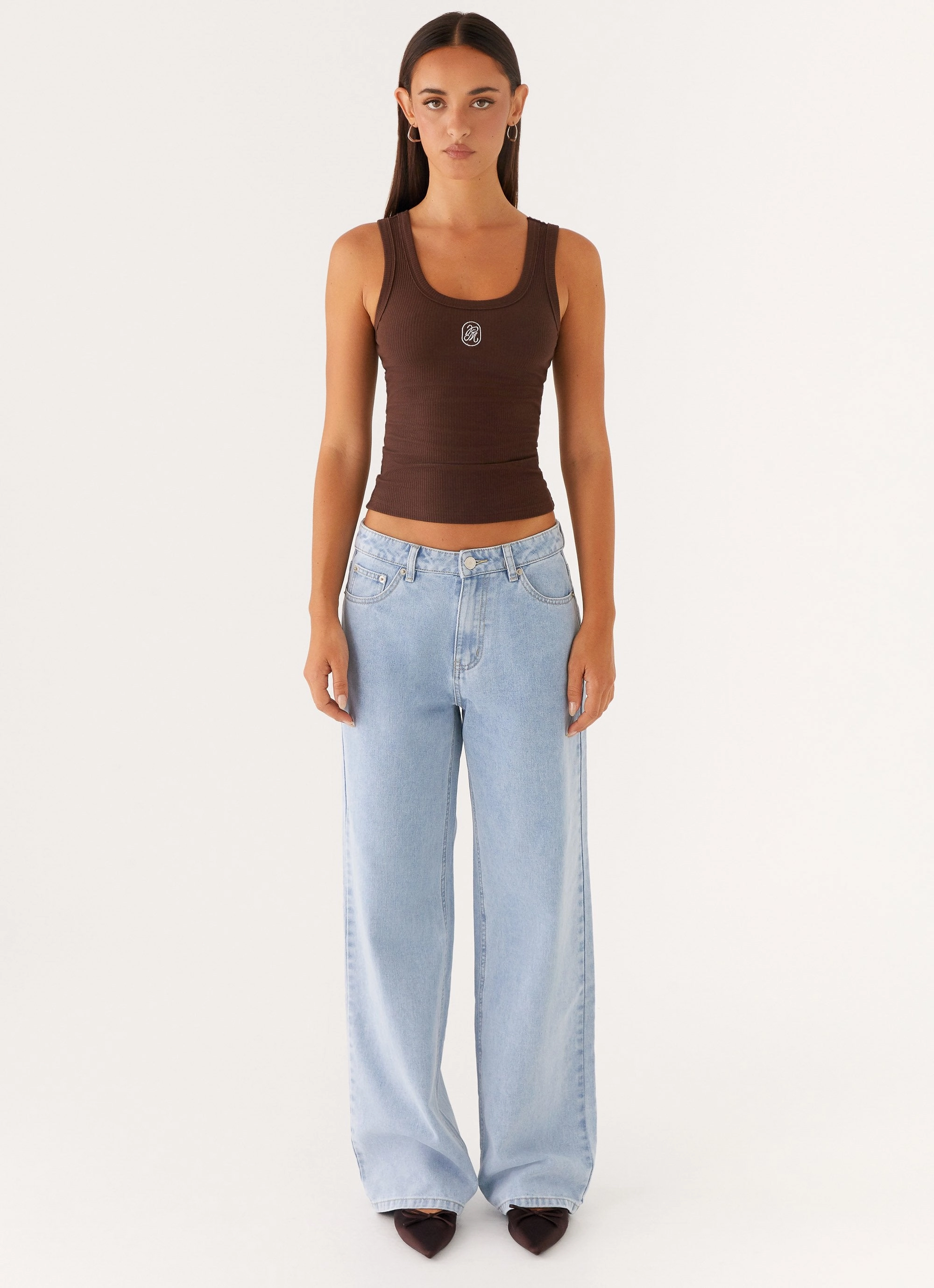 Comfort Style Keanna Low Rise Denim Jeans - Sky