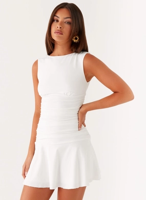 Smart Layer Wear Kelda Mini Dress - White