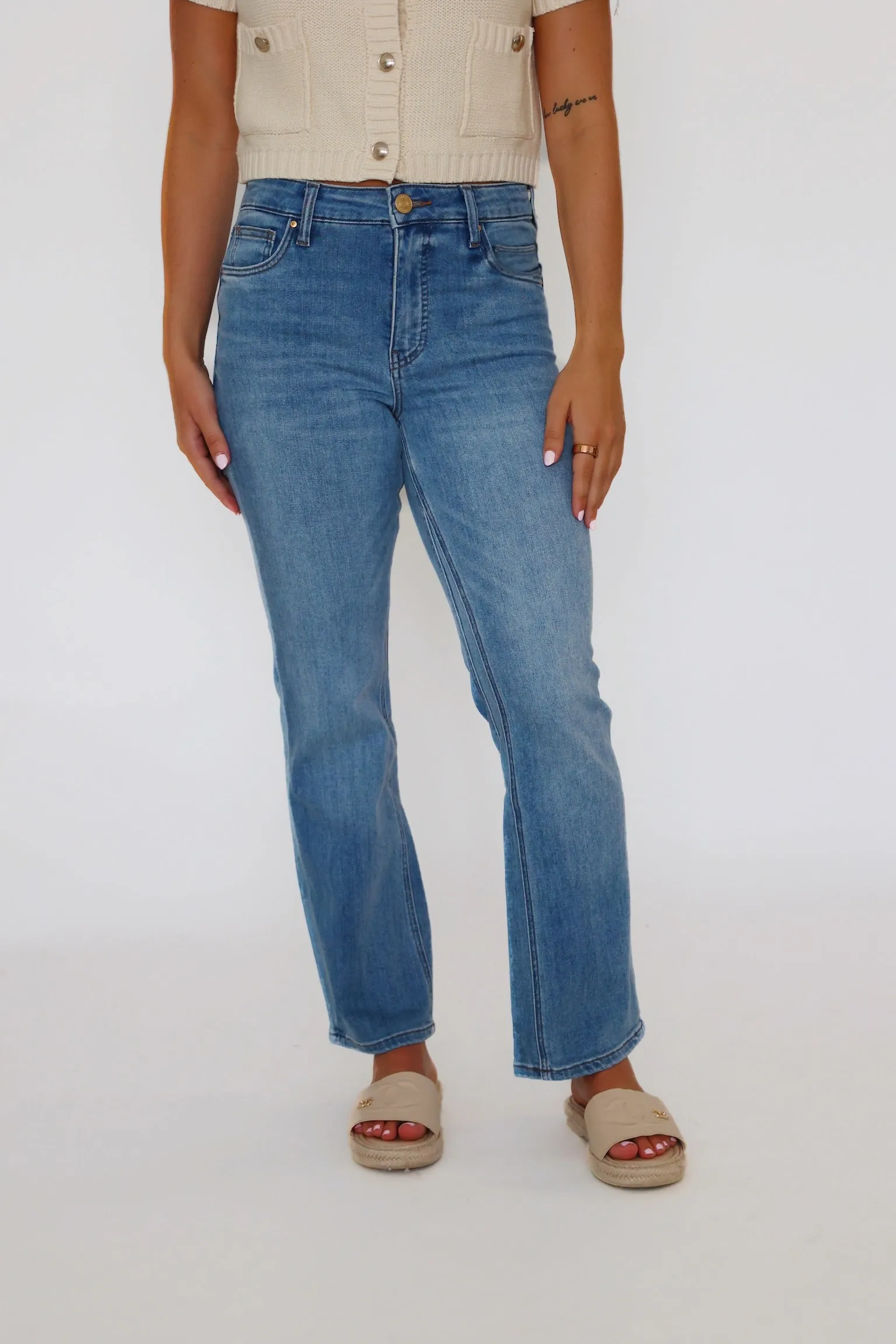 Kelsey High Rise Fab Ab- Improvement MultiPocket Polyester fabric