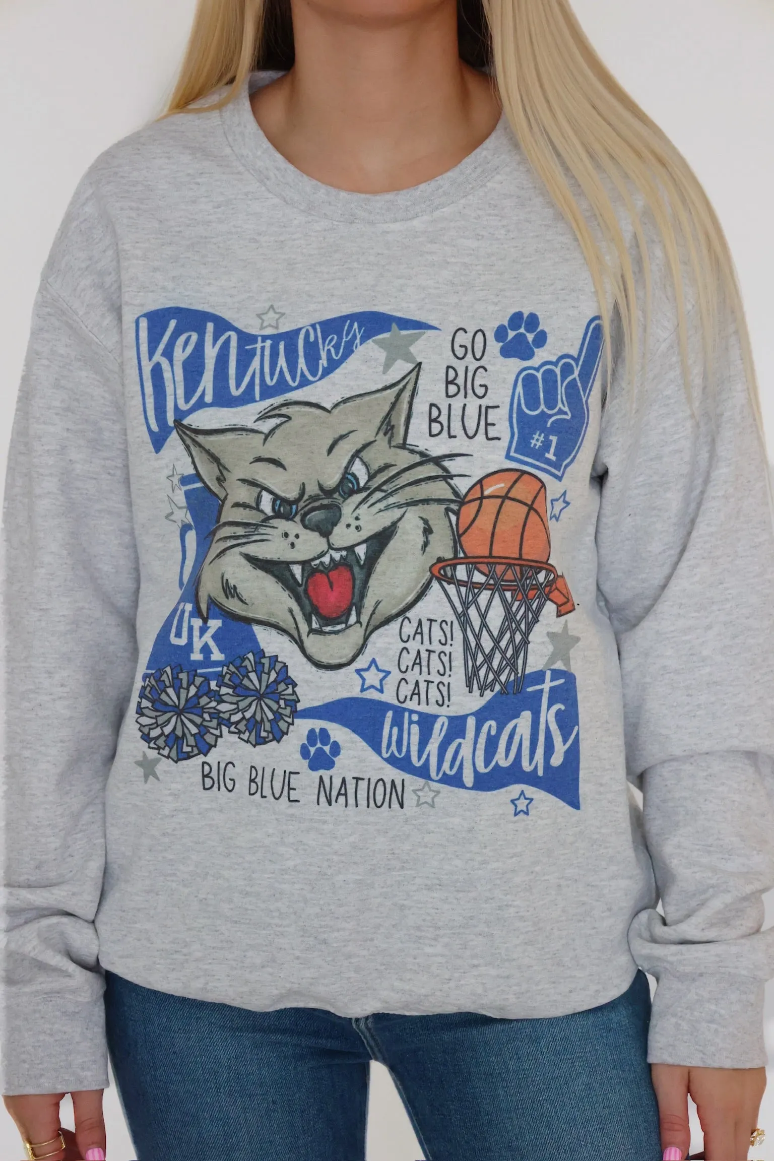 Athletic Look Kentucky Basketball Sweatshirt