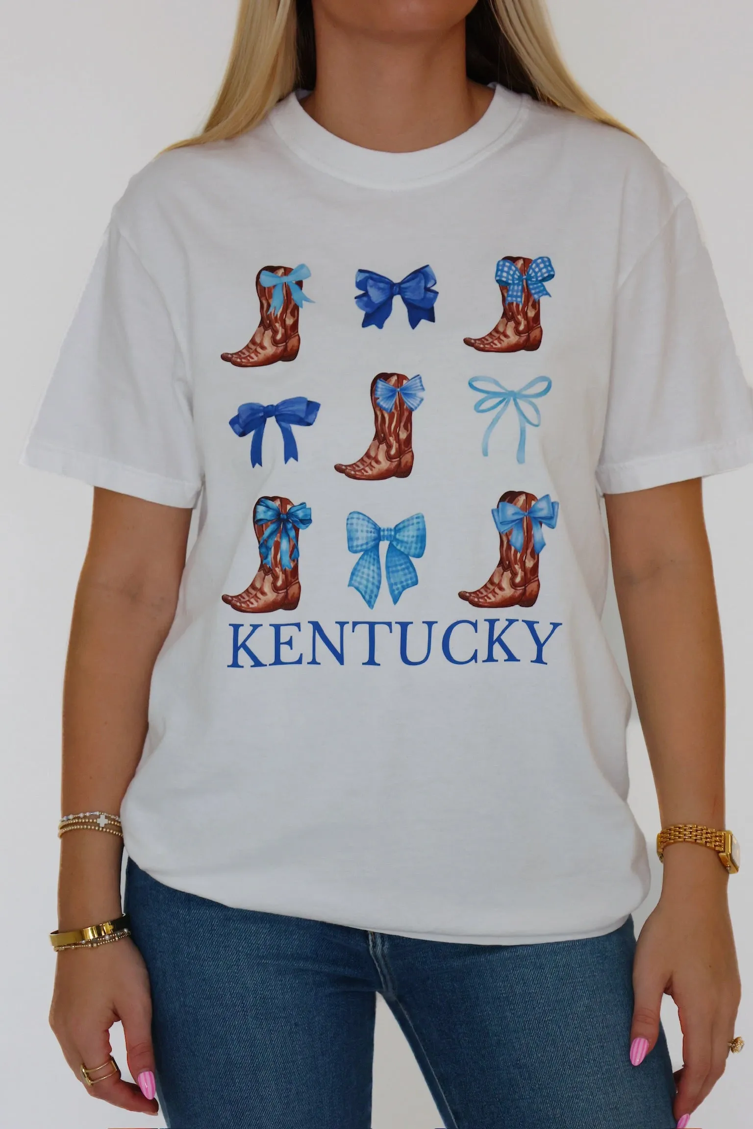 Kentucky Boots & Bows T-shirt StretchComfortDesign