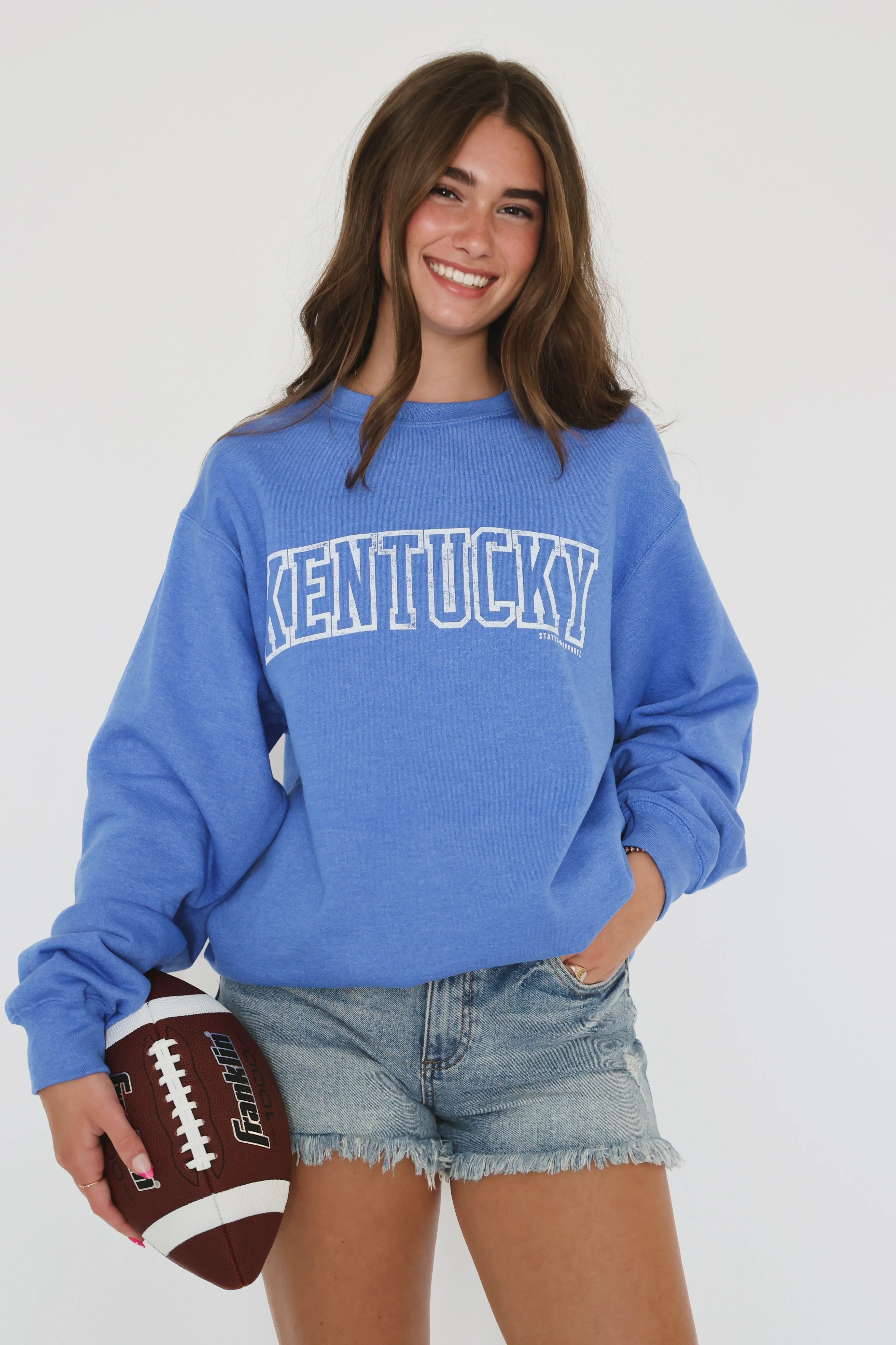 Kentucky Color Sweashirt- Blue High Stretch Fabric