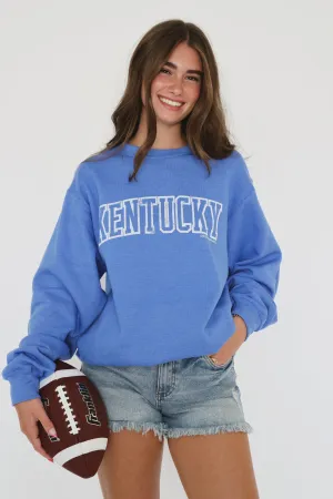 Kentucky Color Sweashirt- Blue High Stretch Fabric