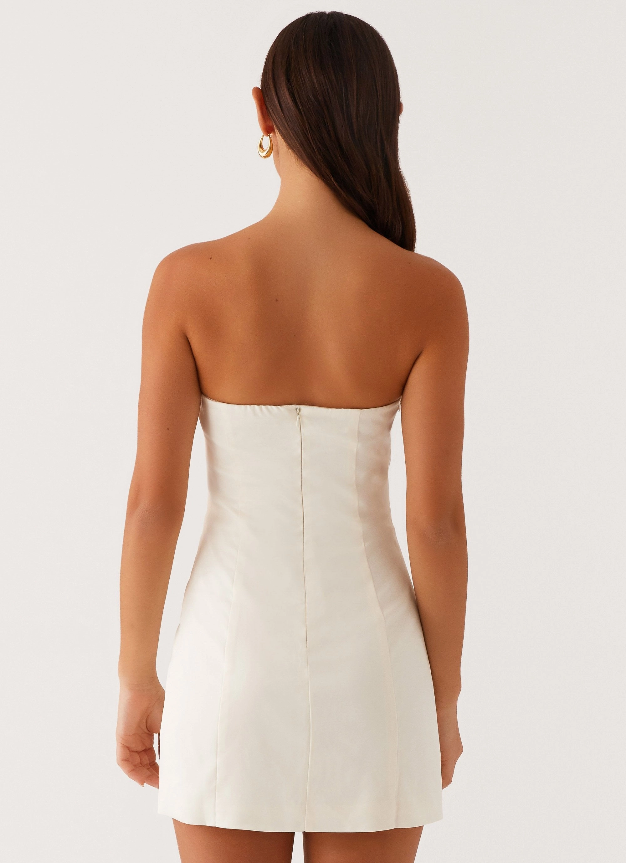 Kessie Mini Dress - Ivory Mood Focused