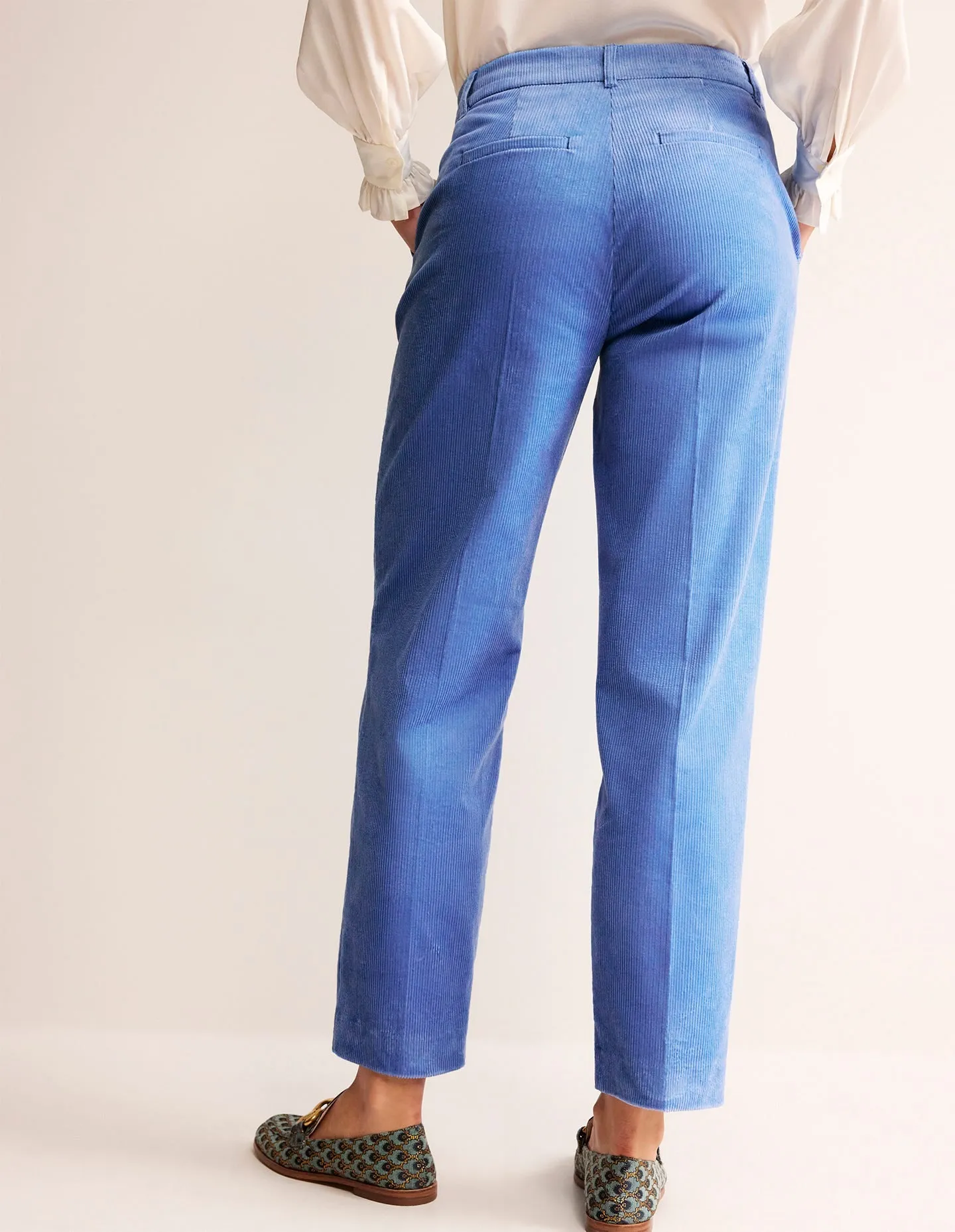Kew Cord Trousers-Marina