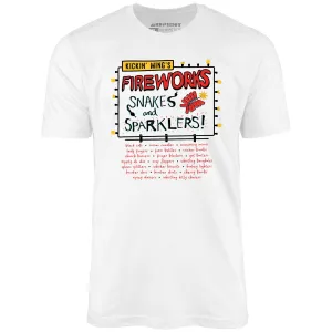 Kickin' Wing's Fireworks - Unisex T-Shirt