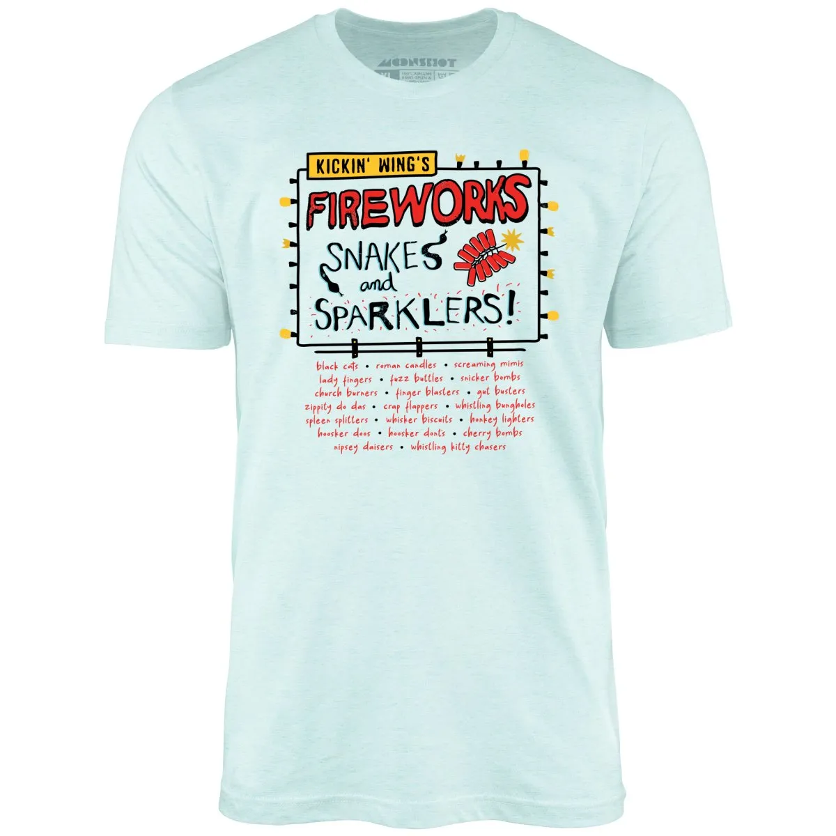 Kickin' Wing's Fireworks - Unisex T-Shirt