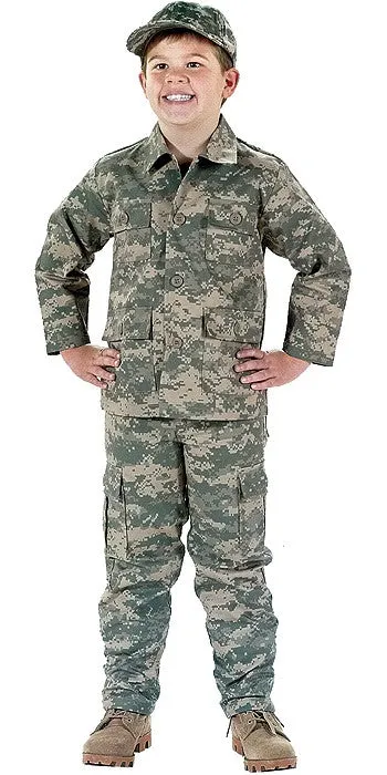 Kids ACU Digital Camouflage - Military BDU Shirt