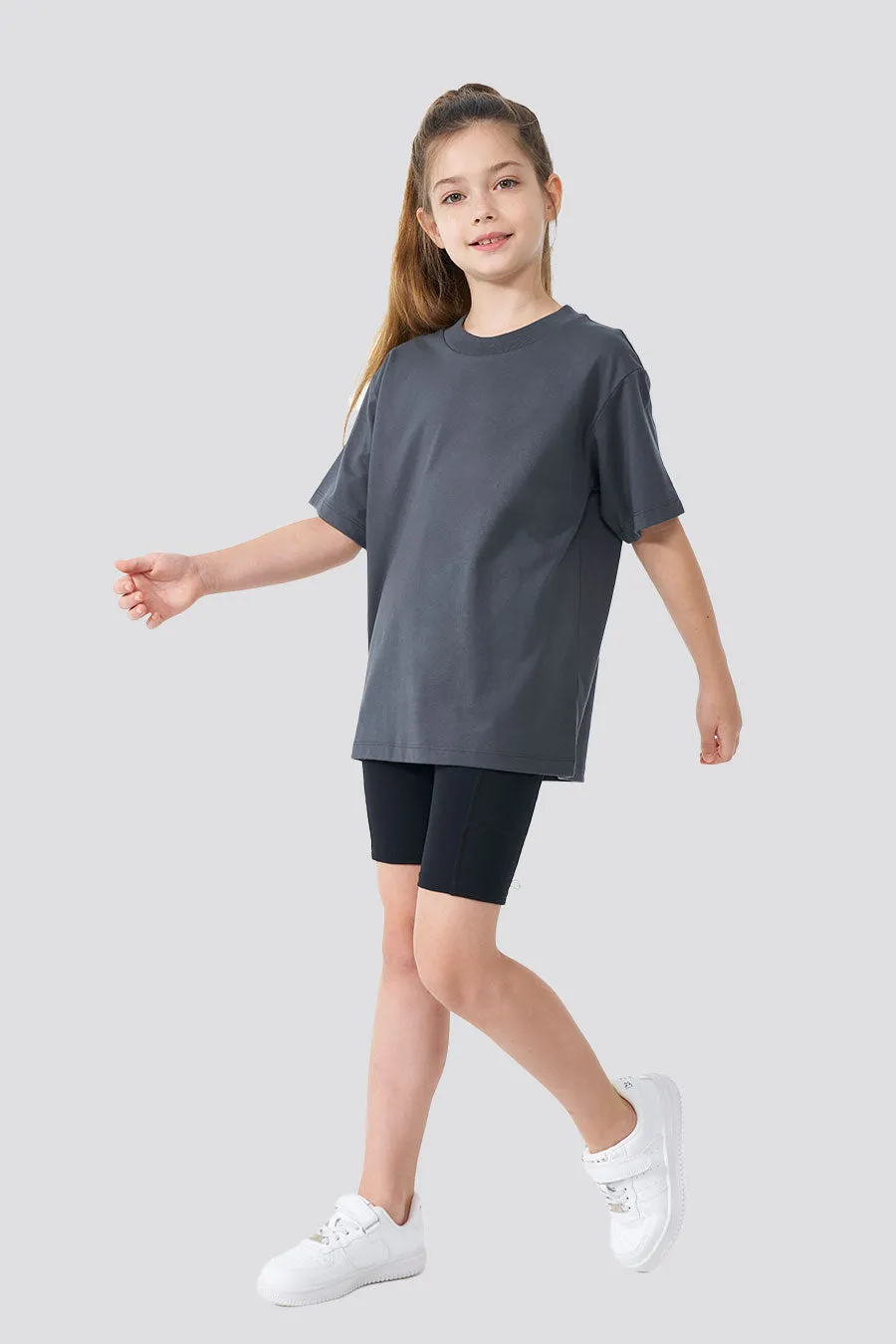 Kids Comfy Oversized Cotton Tee
