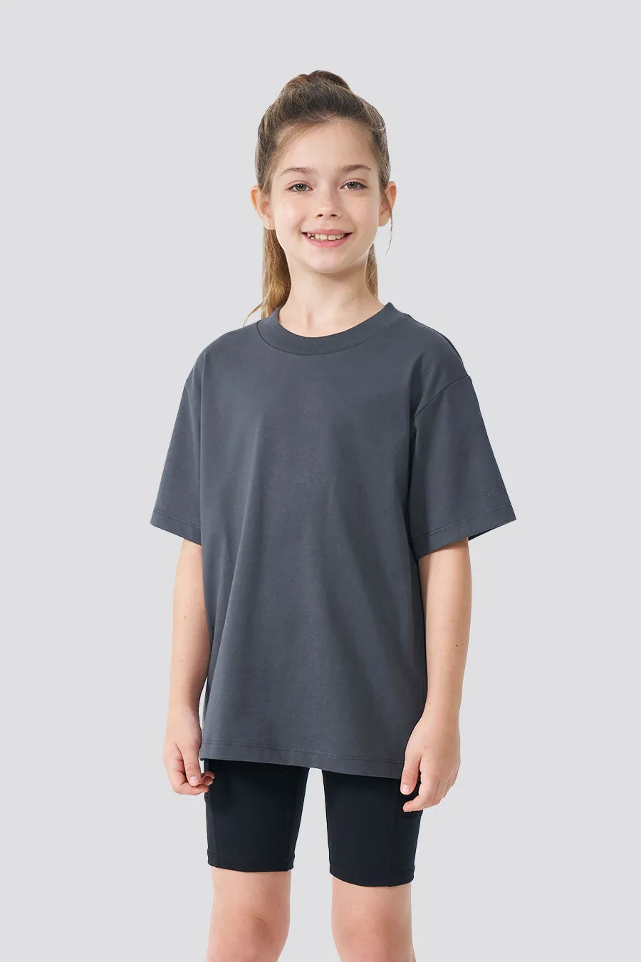 Kids Comfy Oversized Cotton Tee