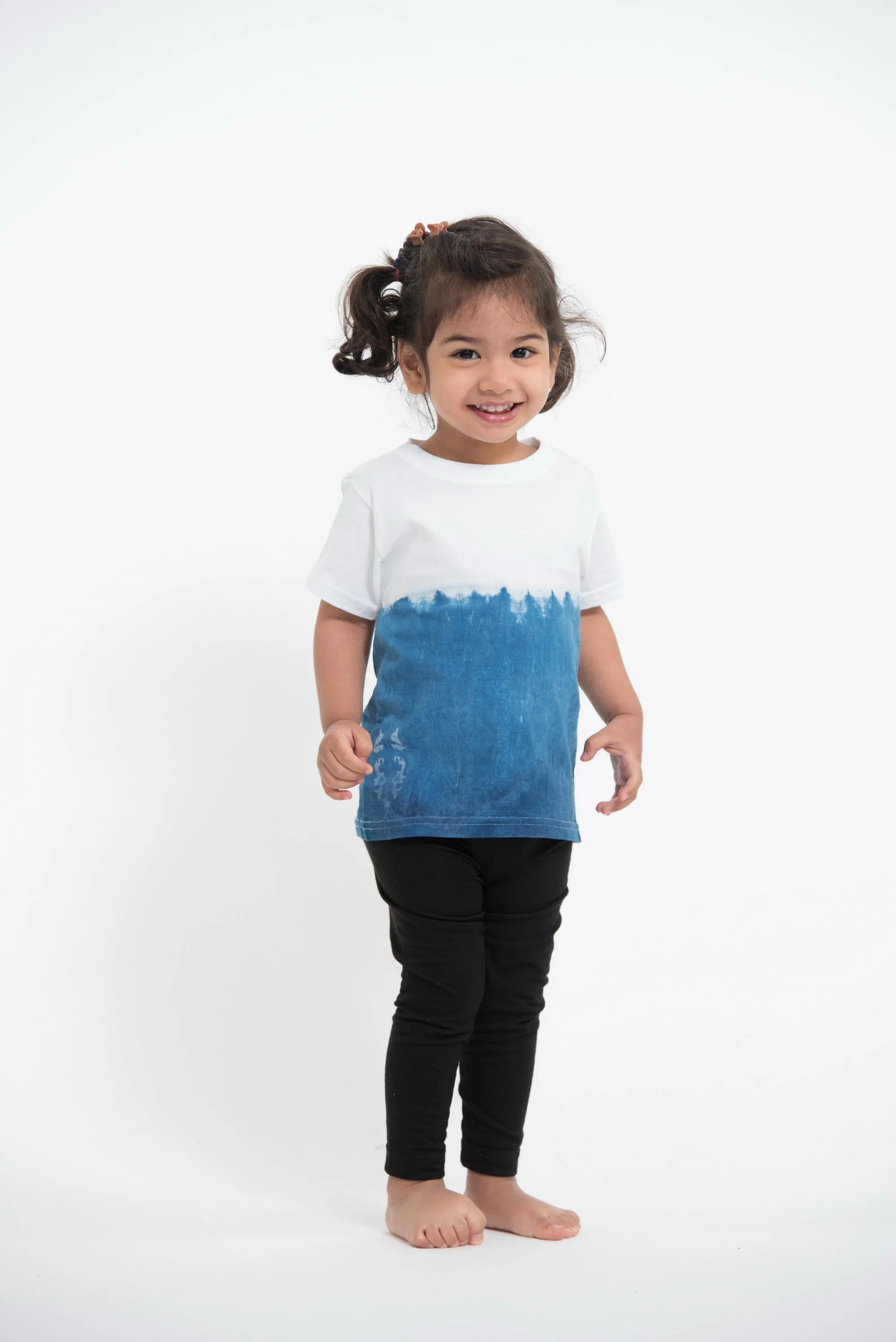 Kids Ombre Indigo Tie Dye T-Shirt