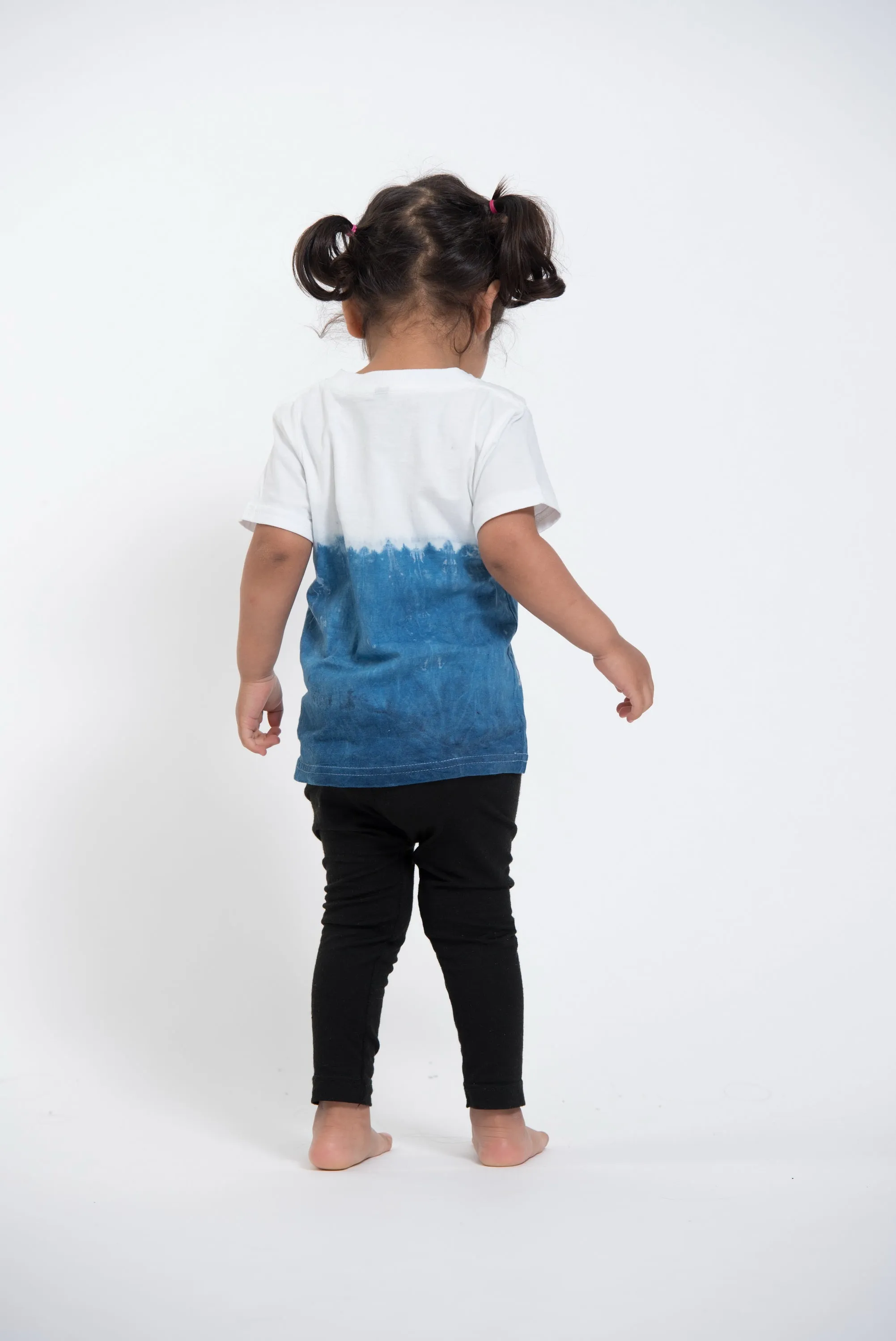 Kids Ombre Indigo Tie Dye T-Shirt