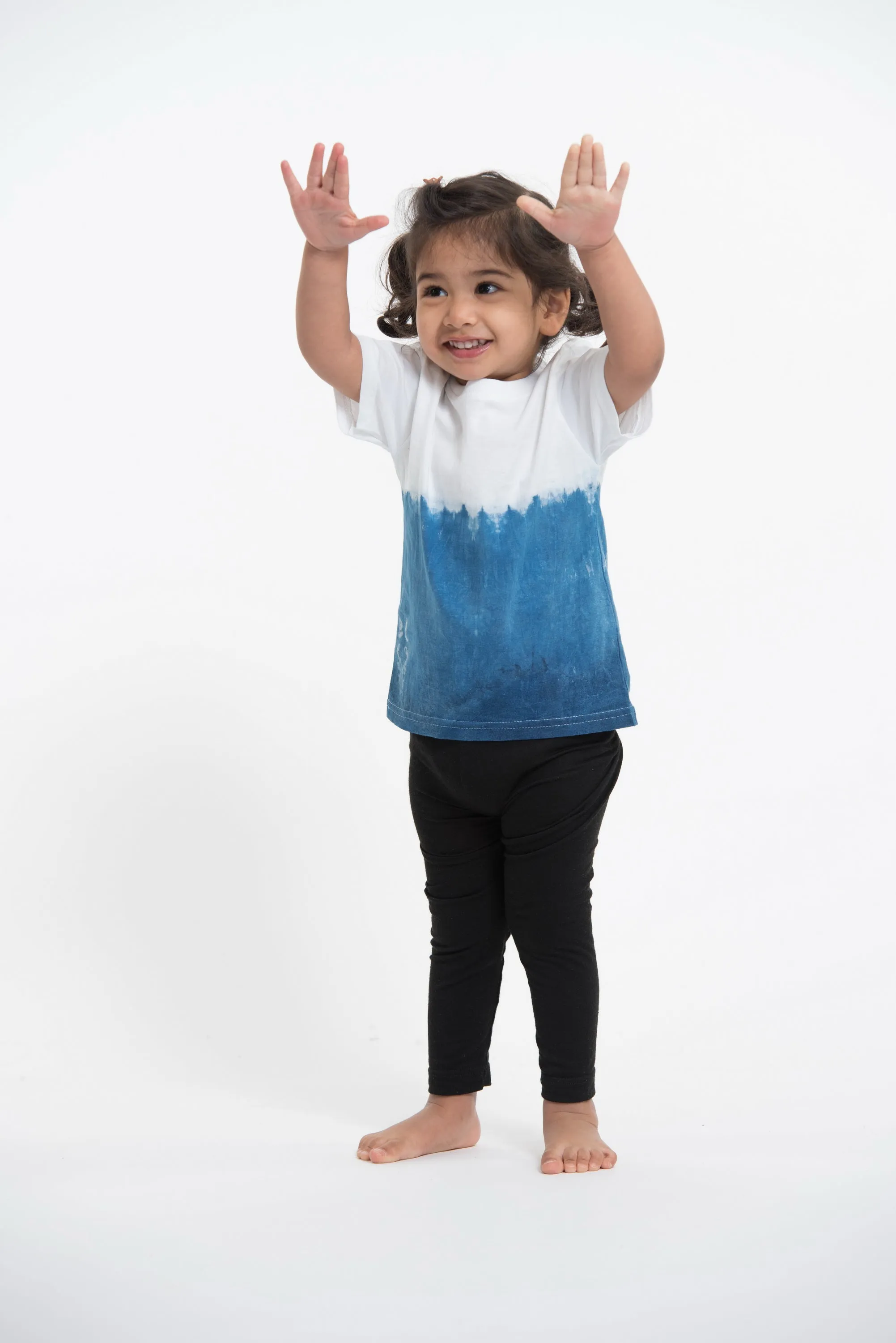 Kids Ombre Indigo Tie Dye T-Shirt