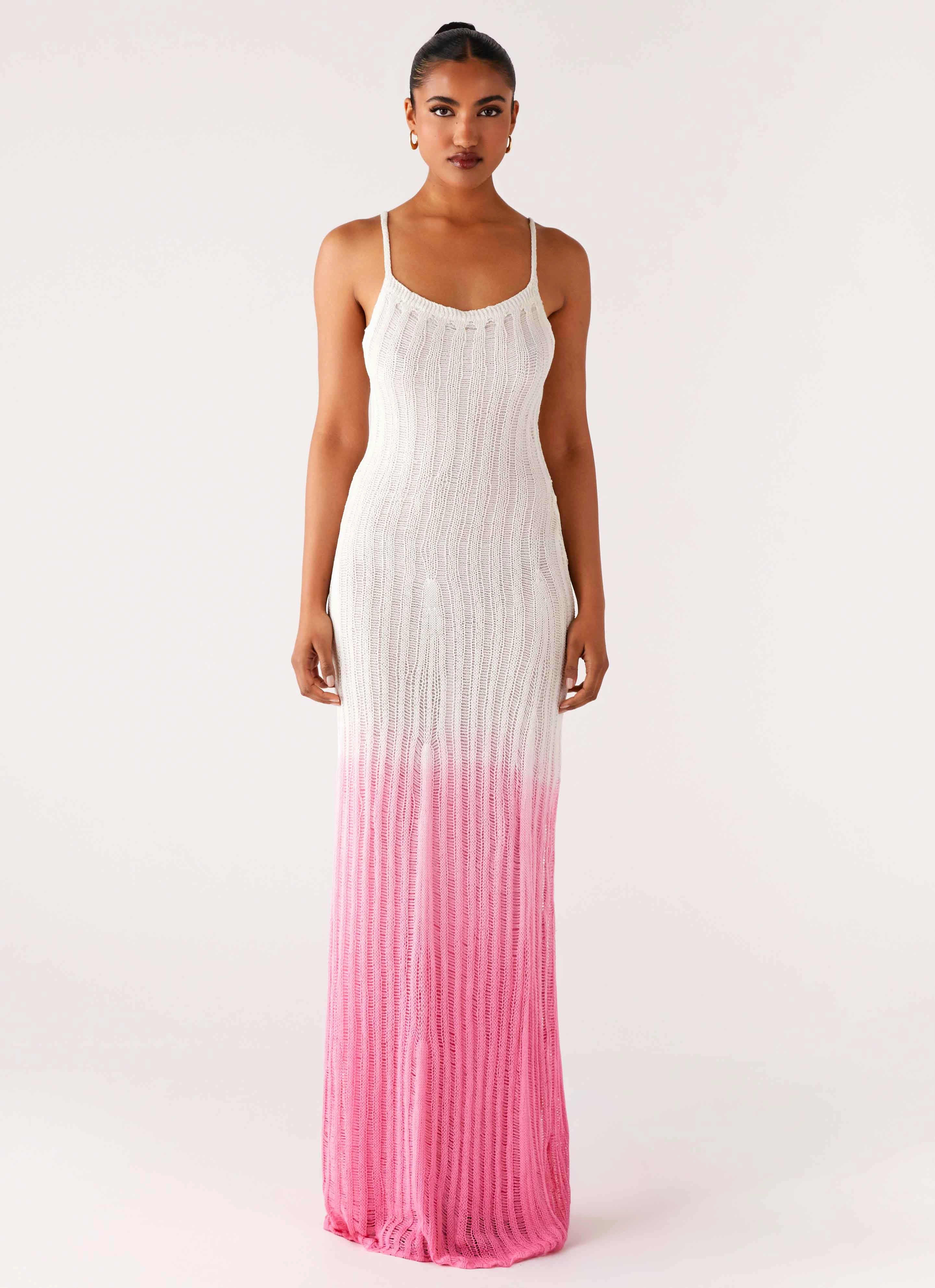 Kiki Maxi Dress - Pink Ombre Urban Aesthetic Timeless Comfort Wear