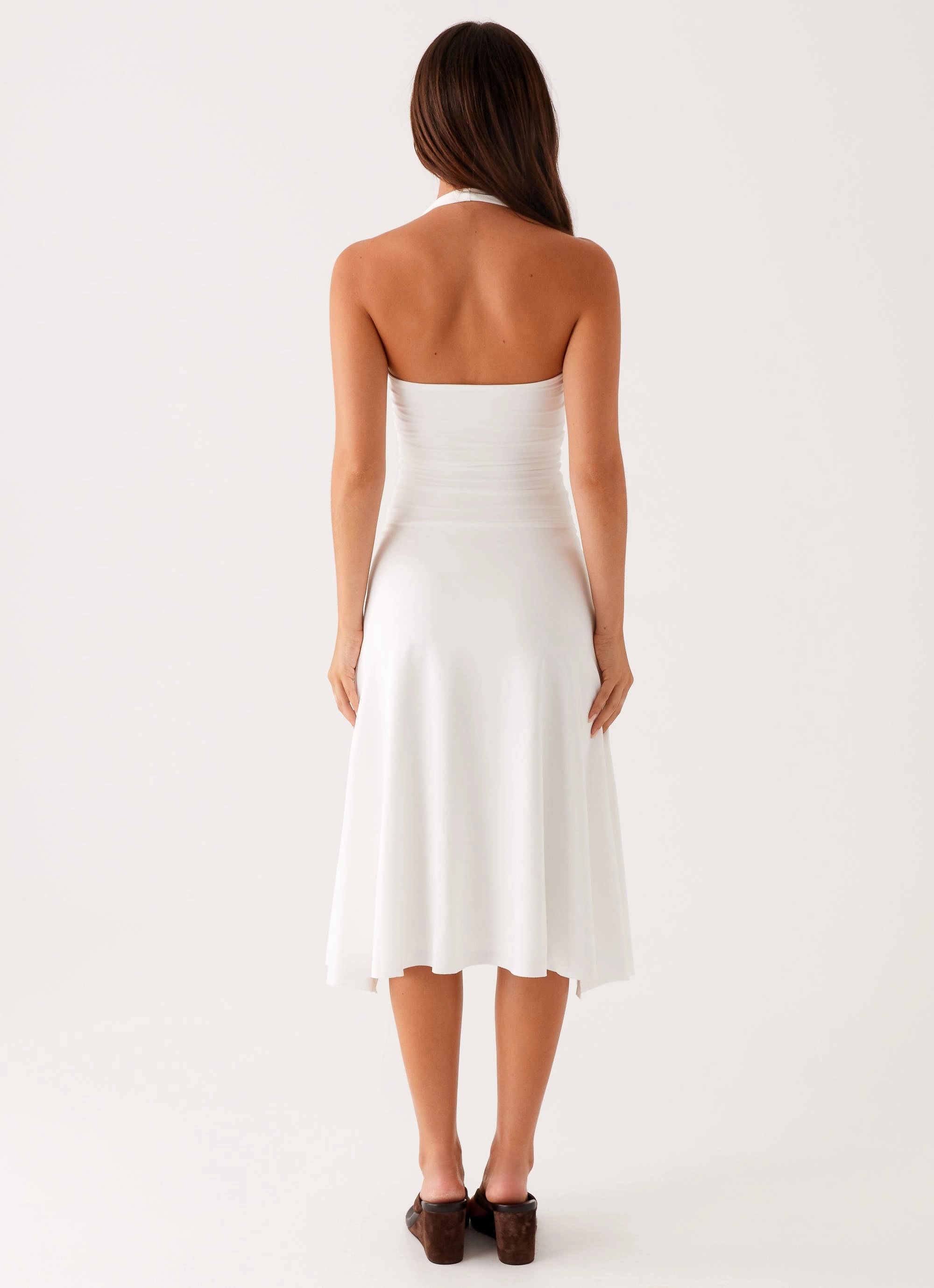 Casual Essential Urban Fit Klyne Midi Dress - Ivory