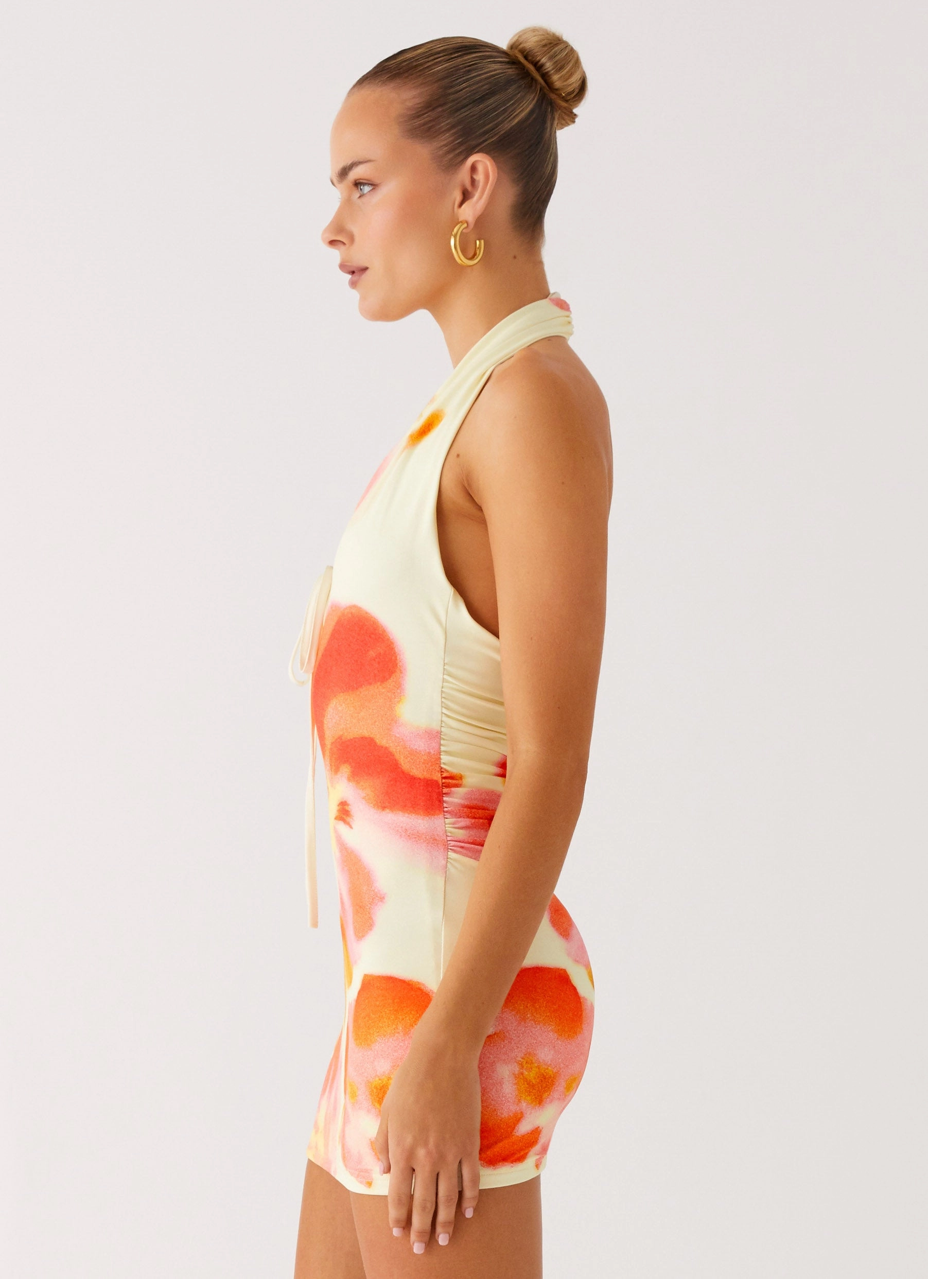 Handmade Know You Better Mini Dress - Mimosa Blossom