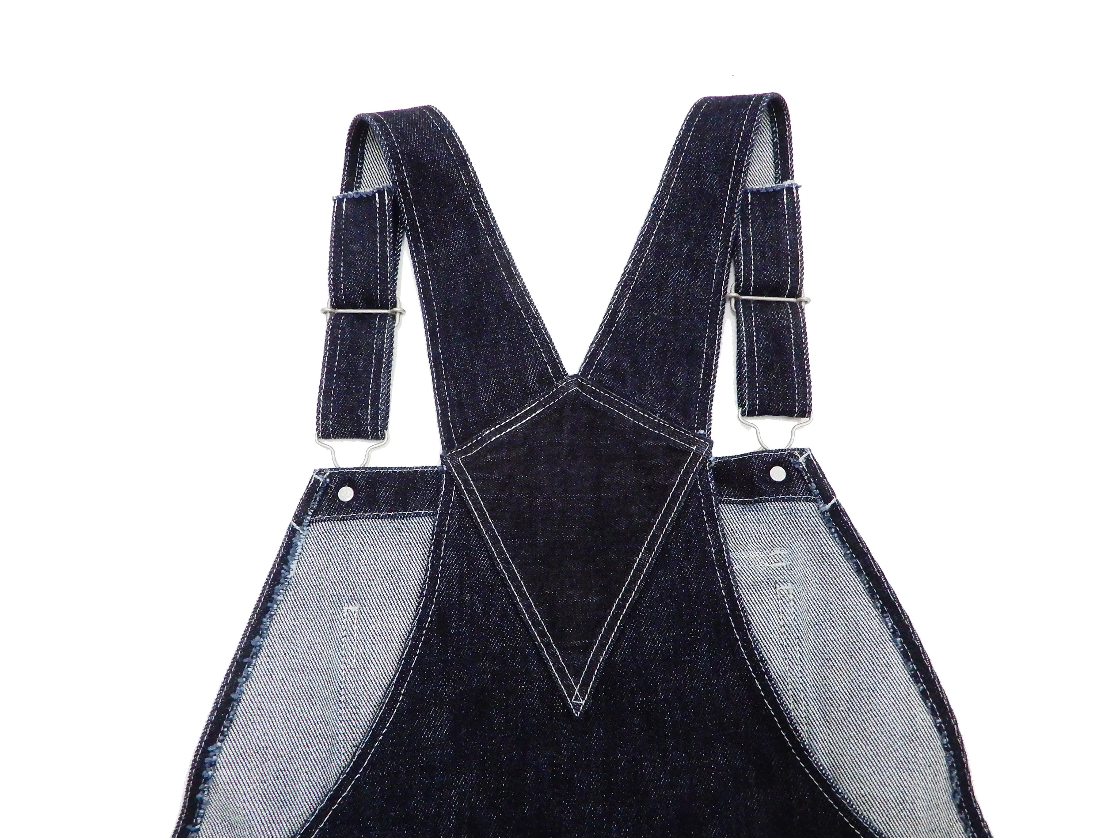 Kojima Genes Overalls Men's Casual 21 oz. Ultra Heavy Indigo Denim Bib Overall RNB-1321 rnb1321