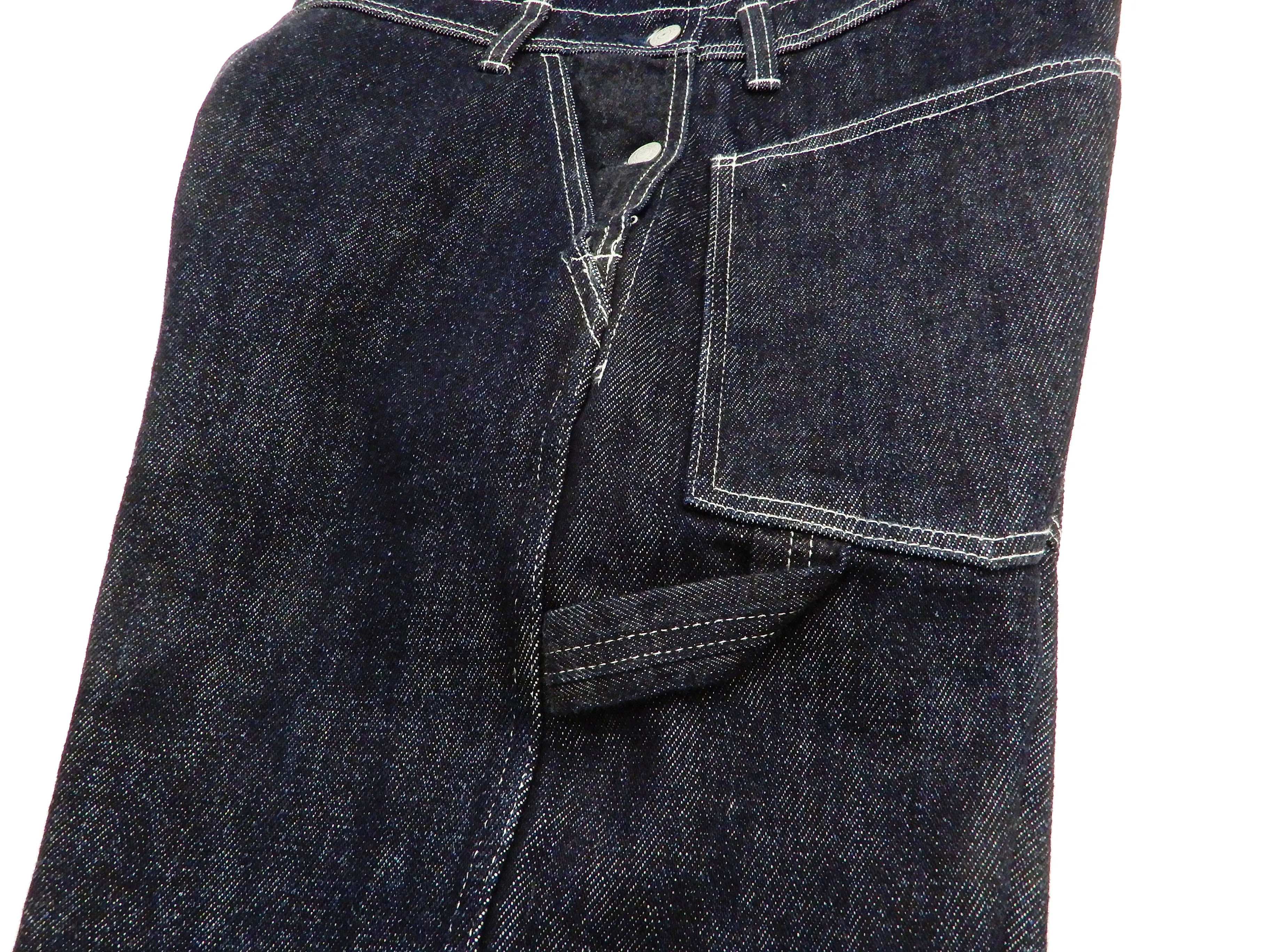 Kojima Genes Overalls Men's Casual 21 oz. Ultra Heavy Indigo Denim Bib Overall RNB-1321 rnb1321
